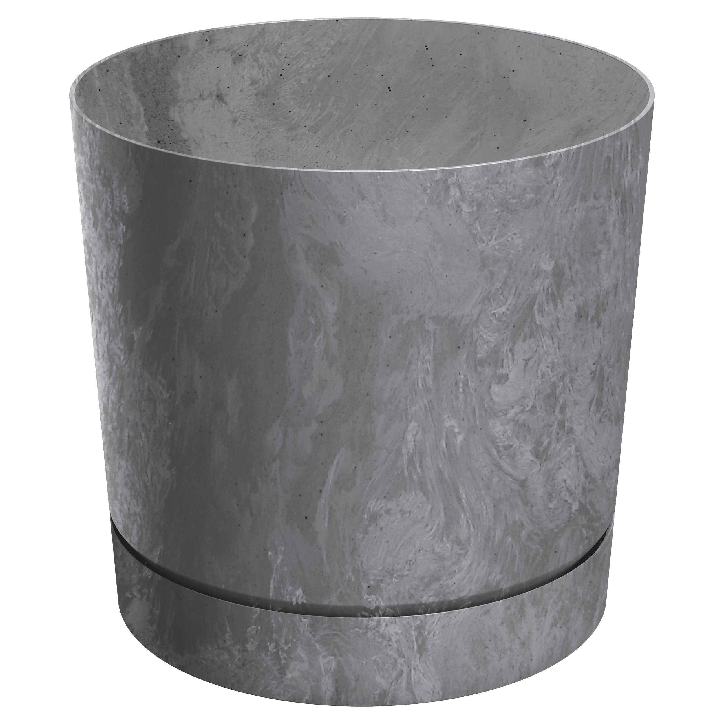 Doniczka Tubo 20cm ciemna szara efekt betonu Prosperplast