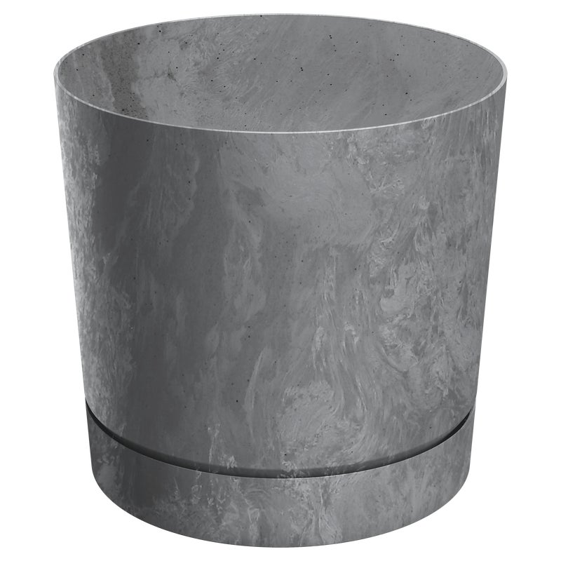 Doniczka Tubo 20cm ciemna szara efekt betonu Prosperplast