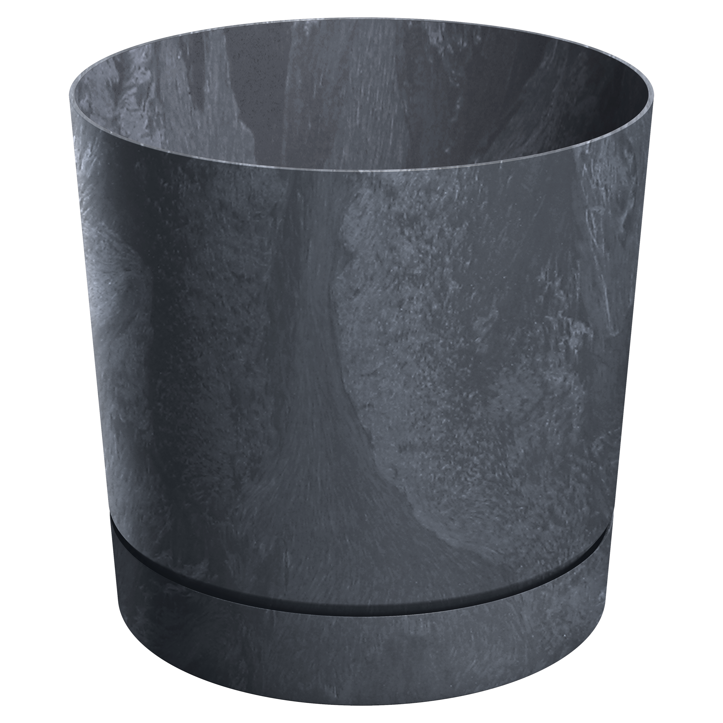 Doniczka Tubo 11cm antracytowa efekt betonu Prosperplast