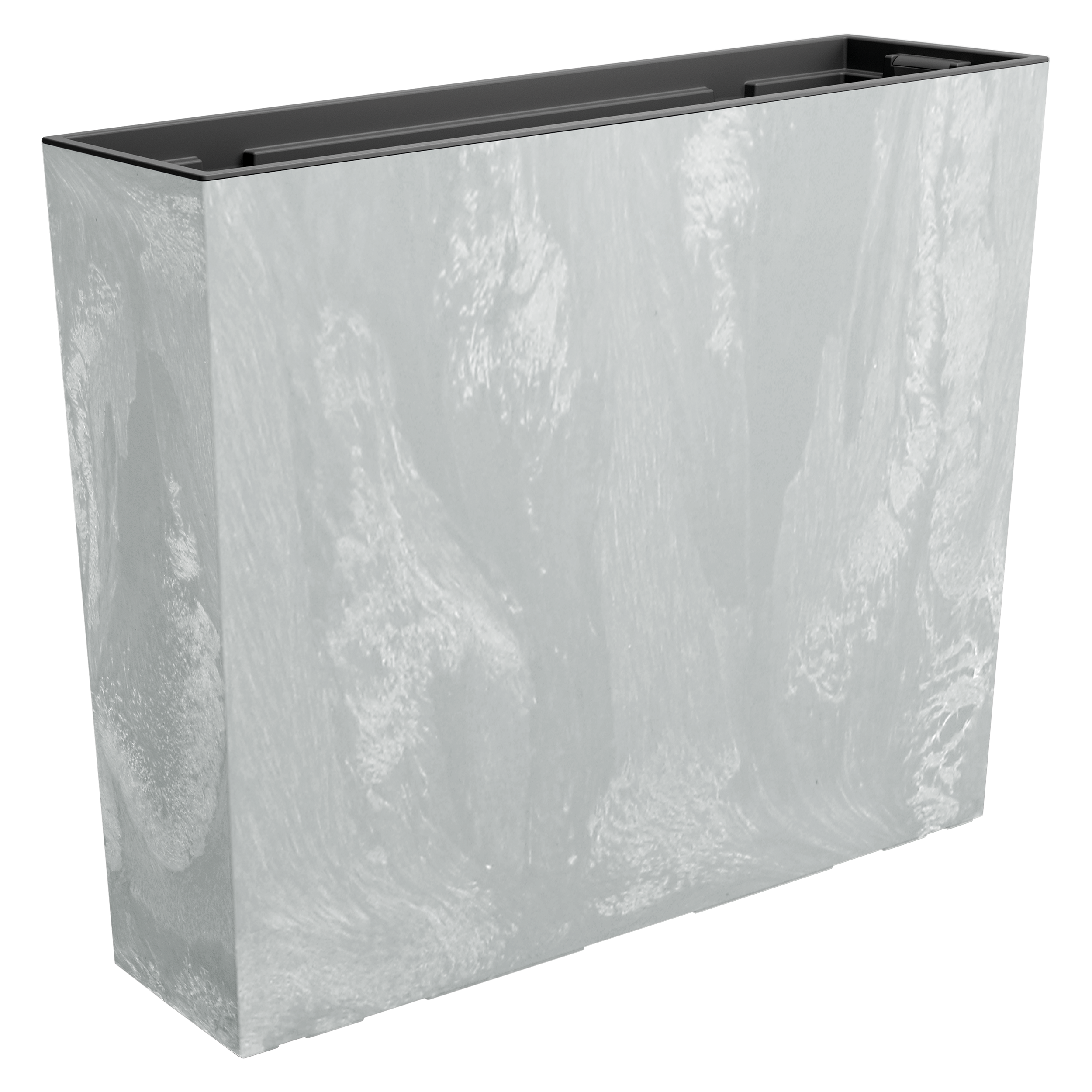 Skrzynka balkonowa stojąca Urbi 58x18x49,8 cm betonowa szara - 2