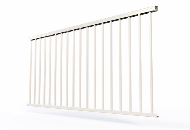 Module de 2m aluminium blanc pour main courante Baro OBAPI