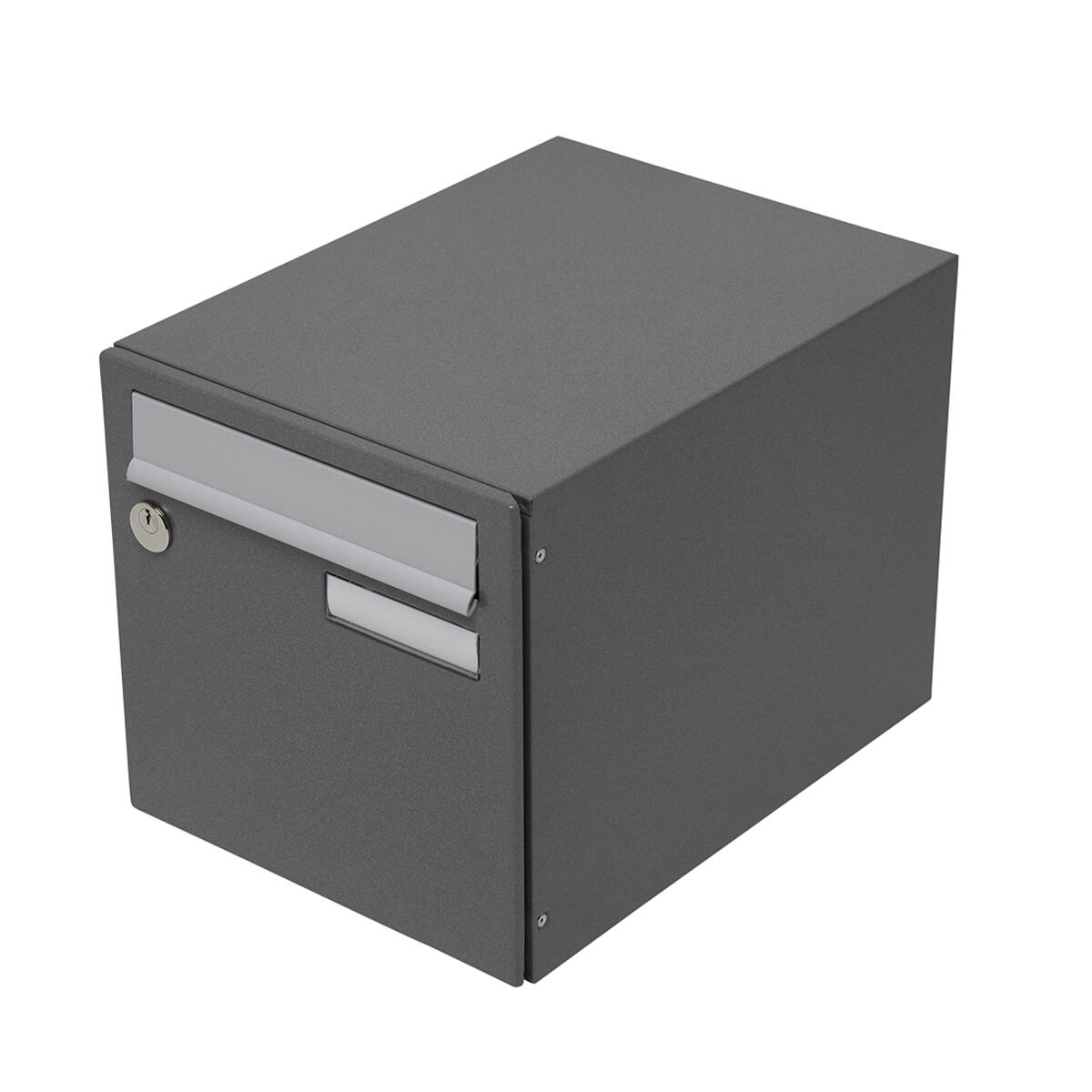 Boîte aux lettres provisoire 1 porte RENZ Planète , extérieur, acier gris - 5