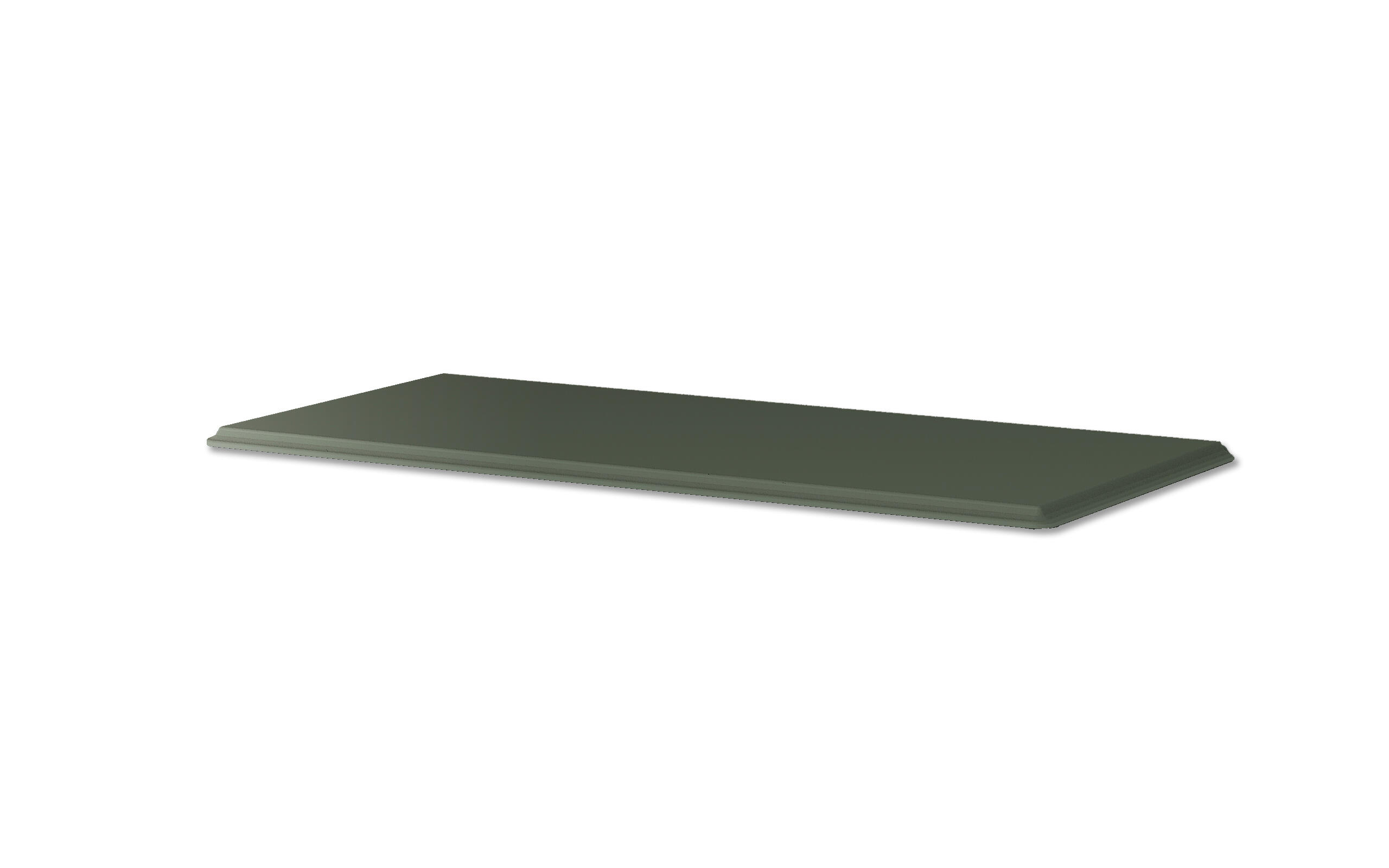 Top per lavabo BADEN HAUS L 103 x H 1.9 x P 48 cm verde mdf, opaco ...