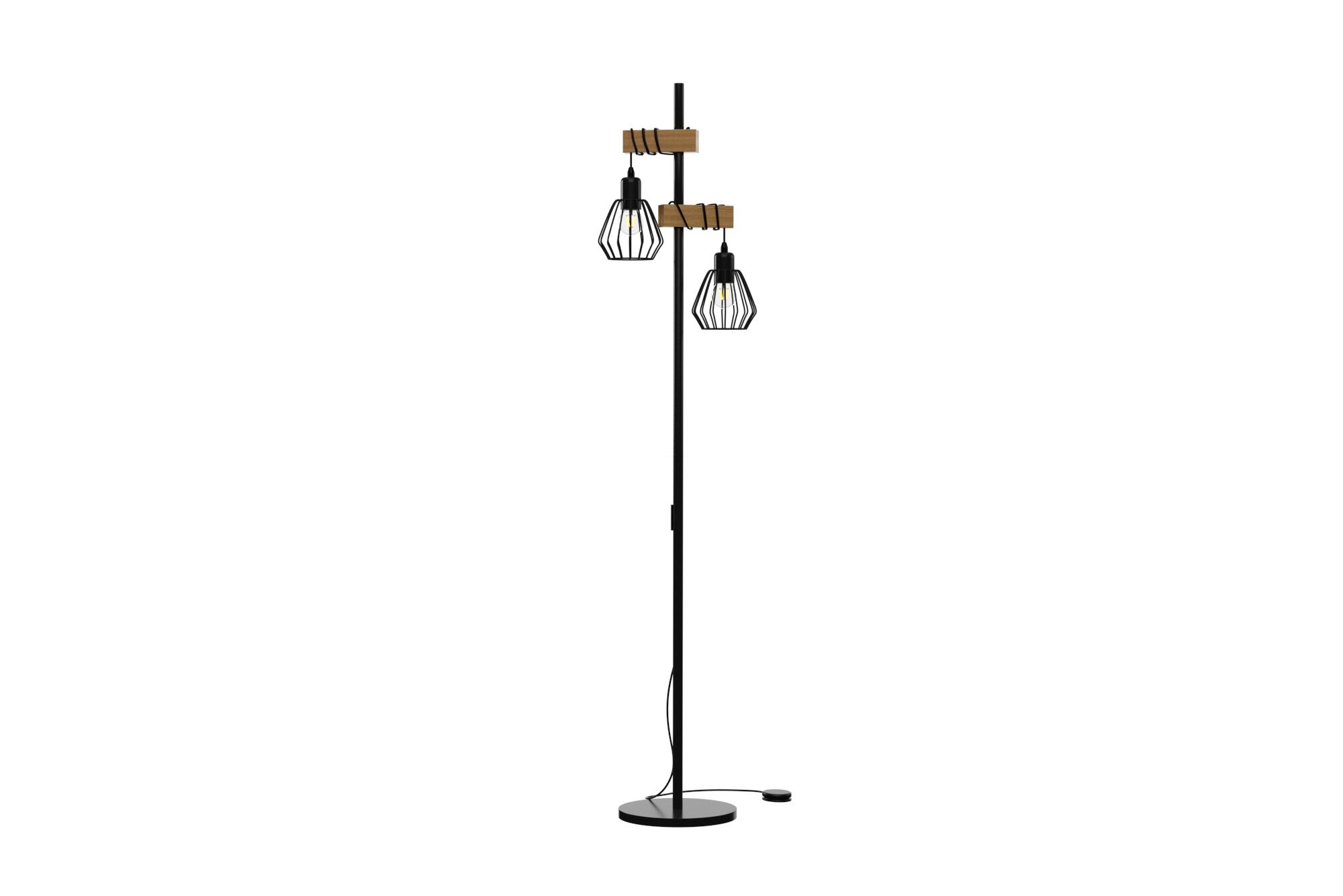 Lampadaire Tabodi, acier, noir,  H.166.5 cm INSPIRE, E27 - 7