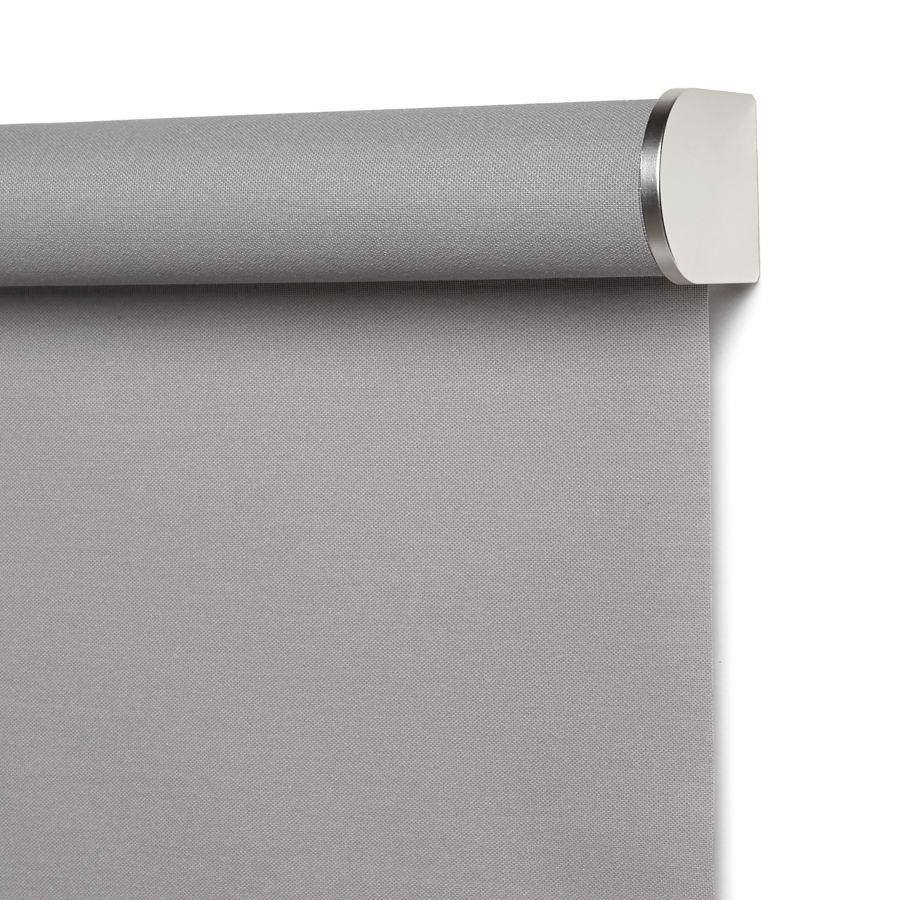 Store enrouleur tamisant Samba gris, l.135 x H.190 cm remontée auto