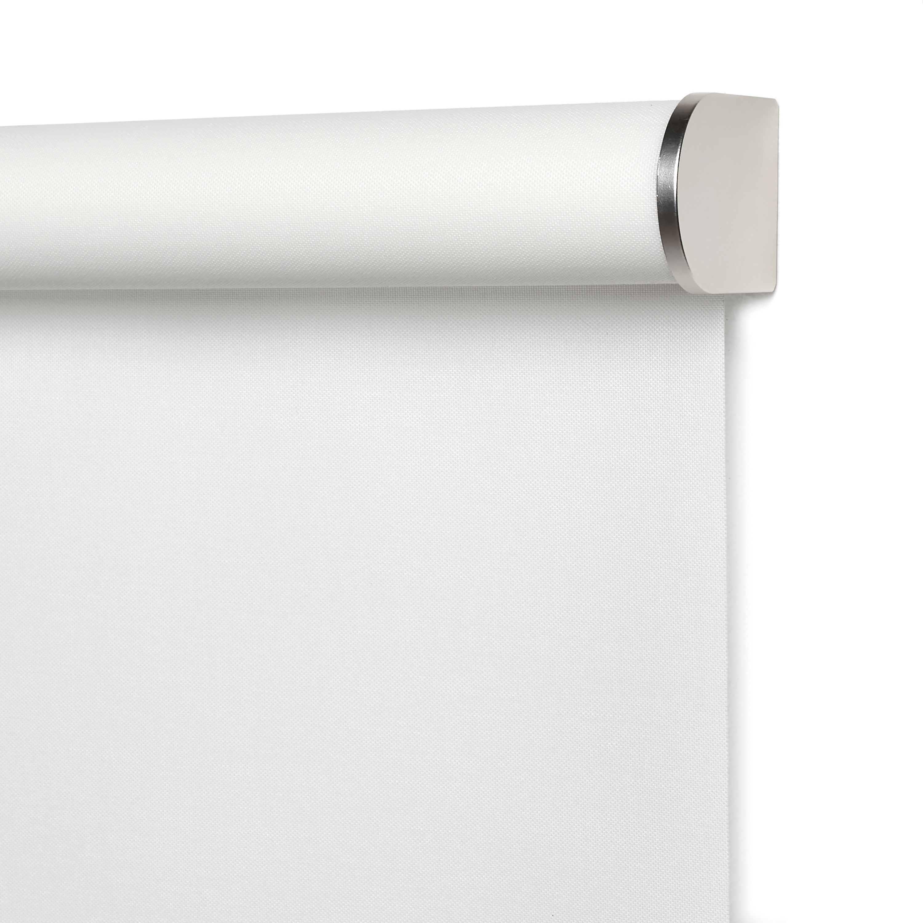 Store enrouleur tamisant Samba blanc, l.45 x H.190 cm remontée auto