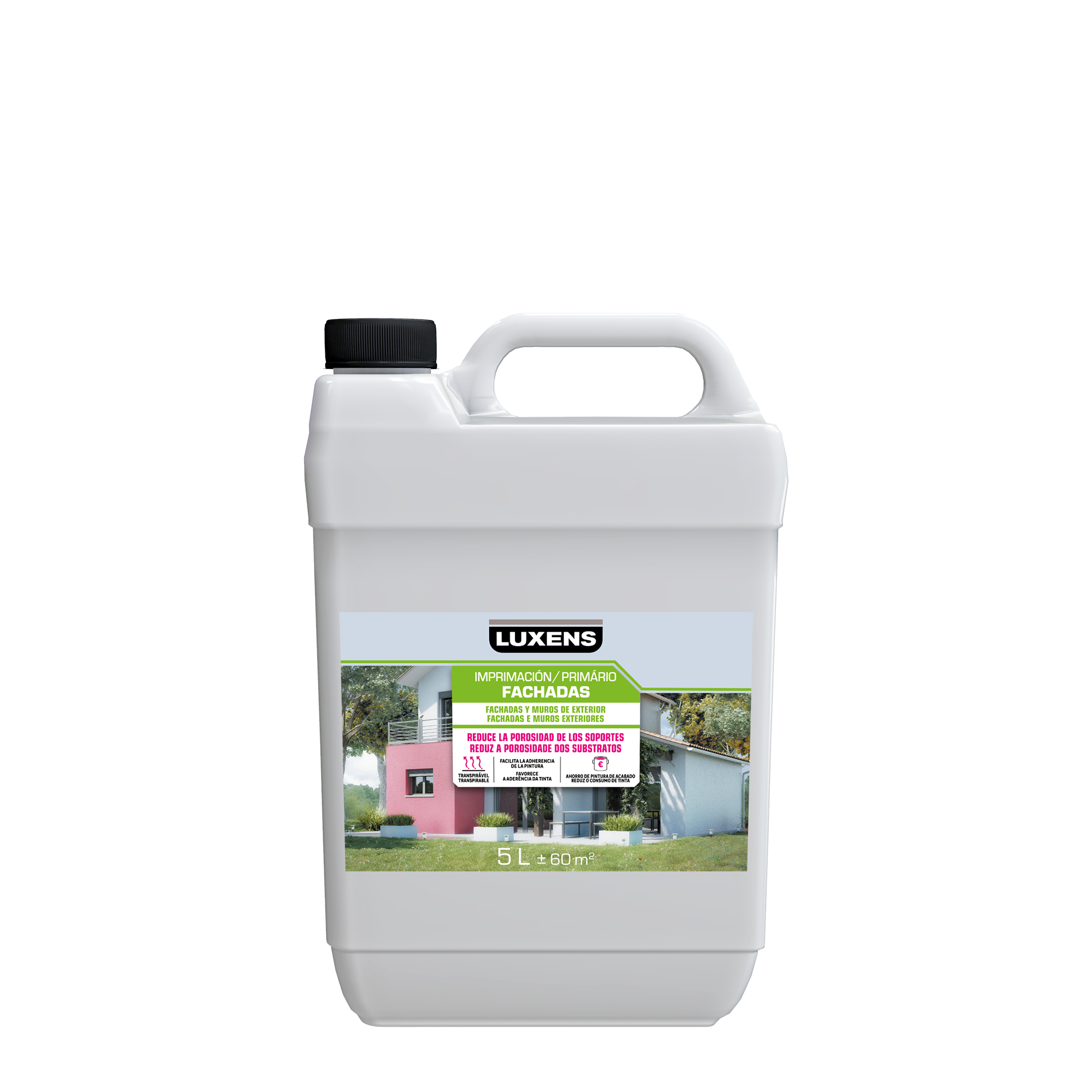 Imprimación fachada mineral luxens 5l
