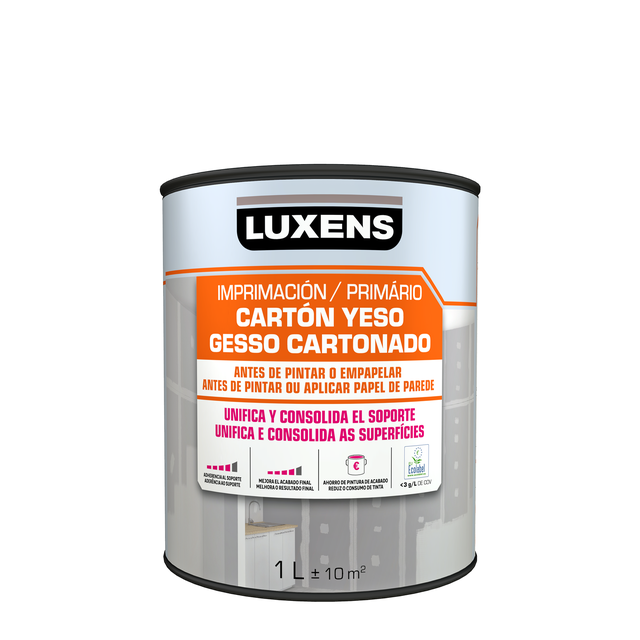 Imprimación cartón-yeso LUXENS 1l