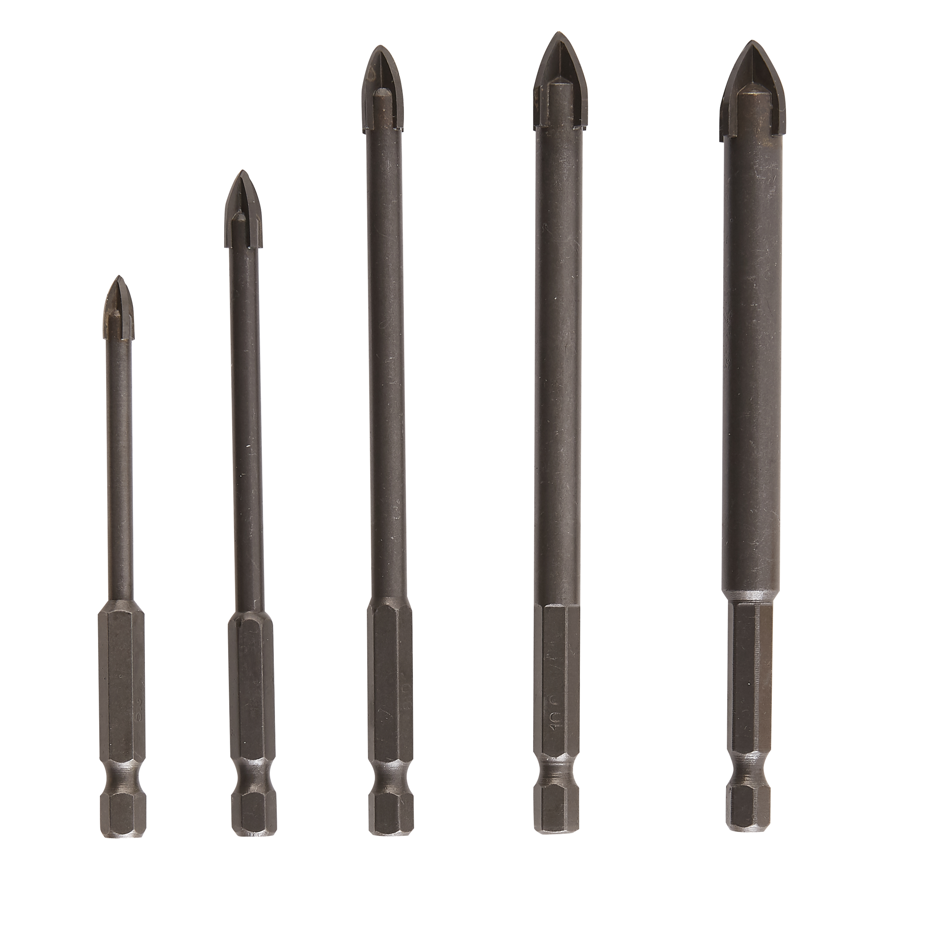 Lot de 5 mêches à céramique, Diam.5 à 12 mm, L.85 à 120 DEXTER - 8