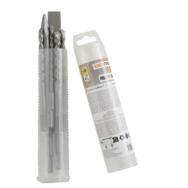 Burin à Spatule SDS plus 250 x 100mm, pour Enlever des Revêtements de Sol et des Revêtements en Combinaison avec des Appareils de Démolition