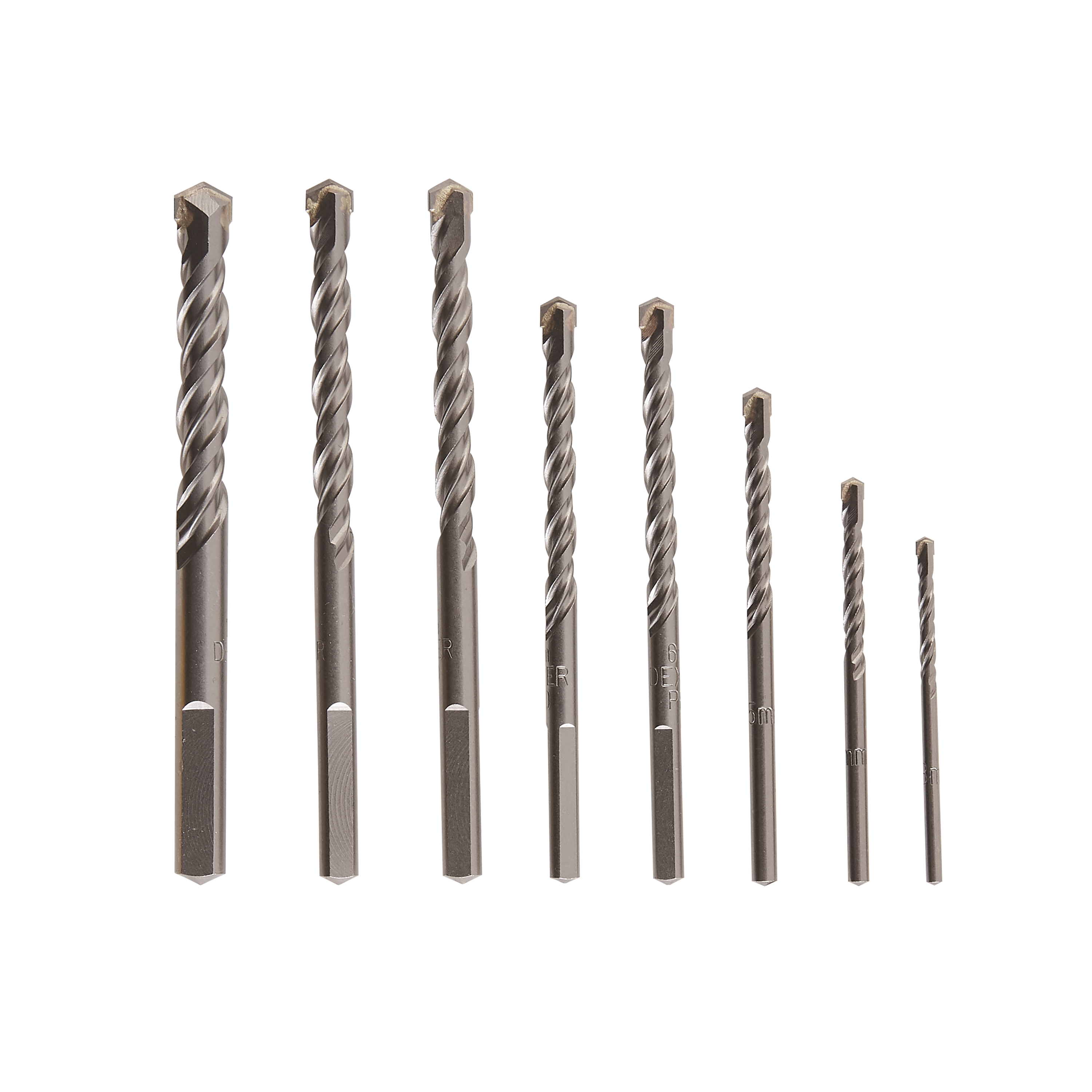 Coffret de 8 forets béton DEXTER PRO, Diam. 3 à 10, L. 60 à 120 - 7