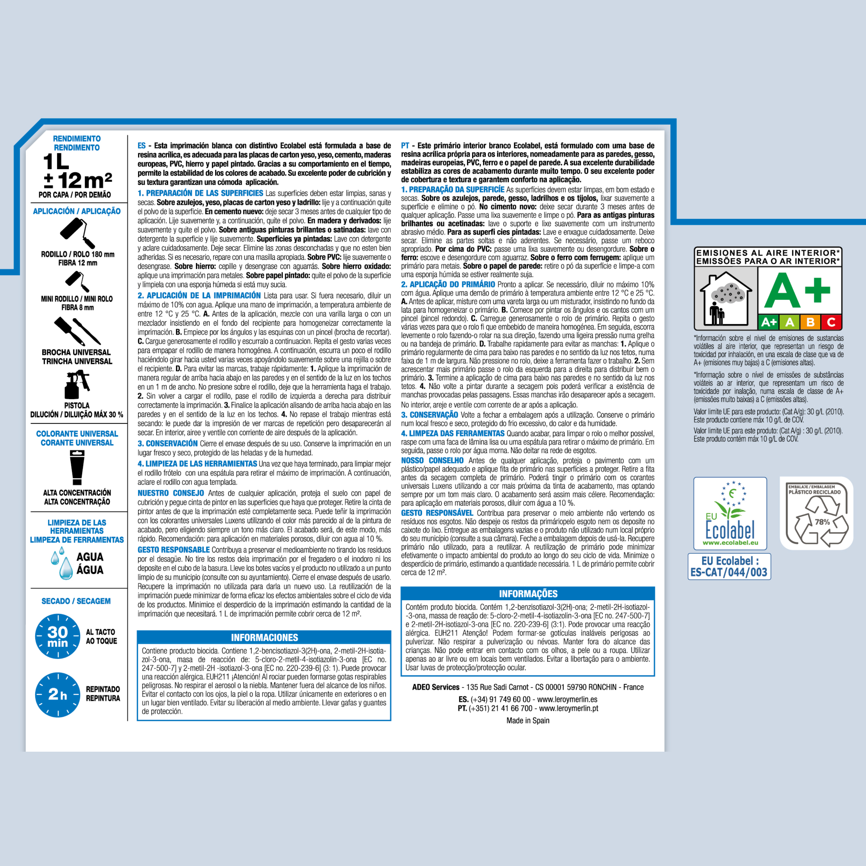 Primário Luxens paredes 1l universal - 3