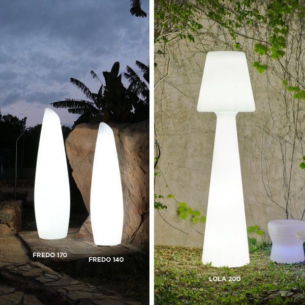 Lampe d'extérieur LED lampadaire lampe de jardin lampe de terrasse