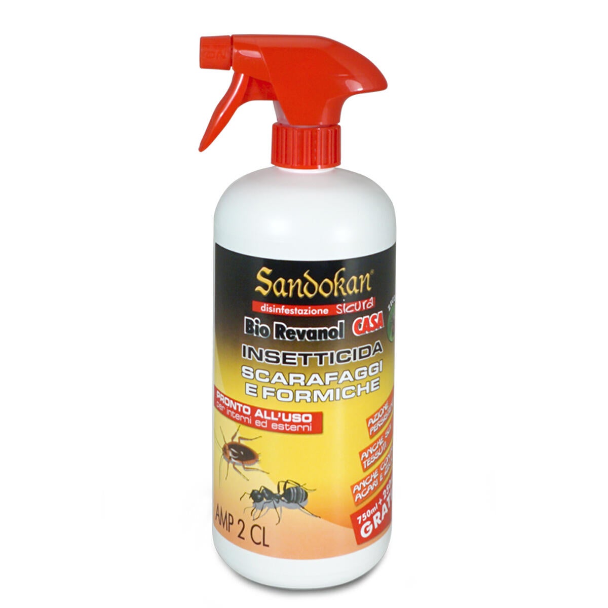 Insetticida liquido per acari e cimice e formiche e ragni e scarafaggi SANDOKAN 1 L - 2