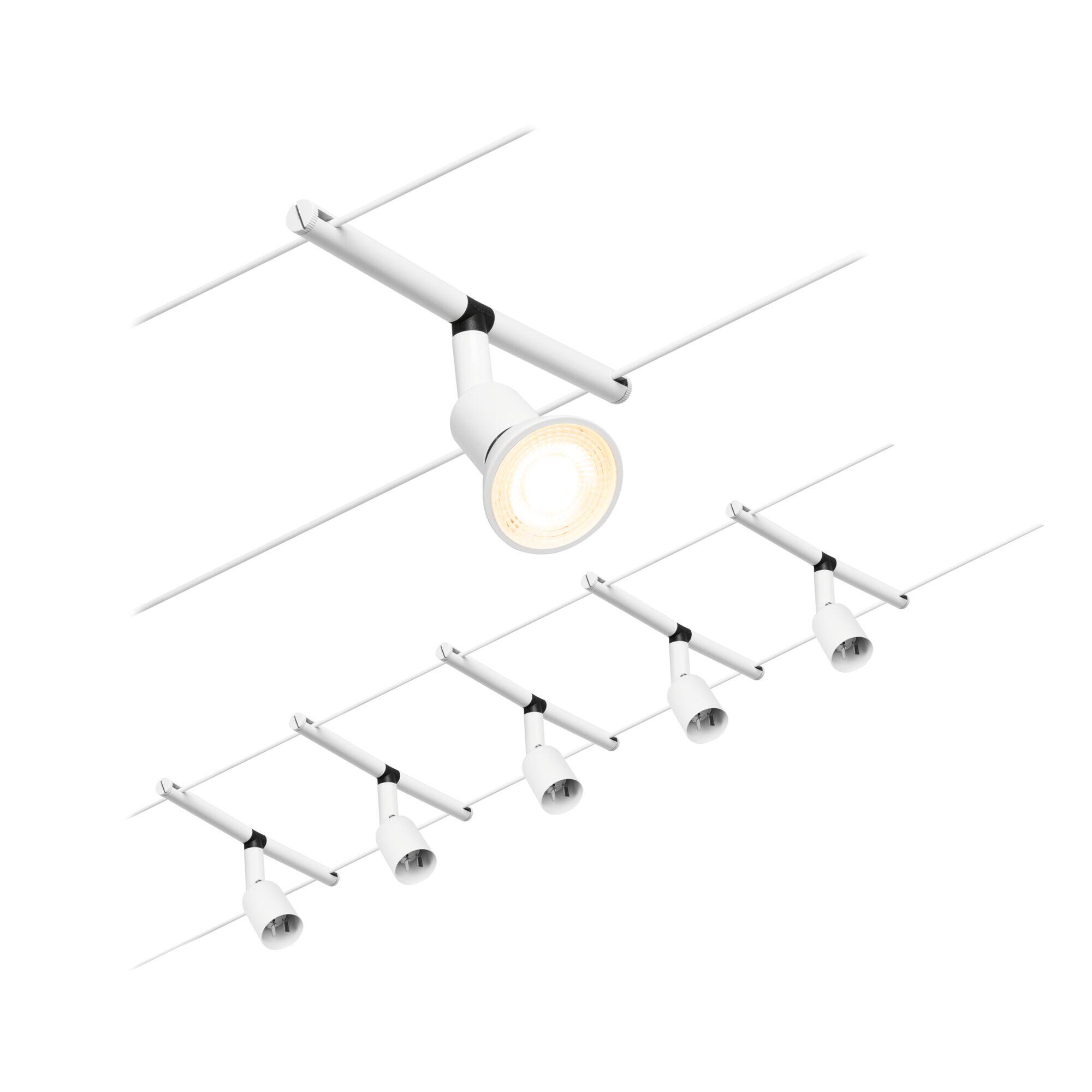 Paulmann Système Câble Transfo Carré 60 W Max – Transformateur CC Pour Spots Sur Câble, Extensible, Blanc