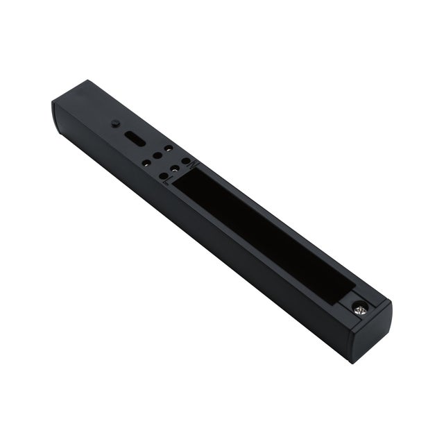 Alimentation électrique en fin de circuit URail 230V noir plastique, PAULMANN