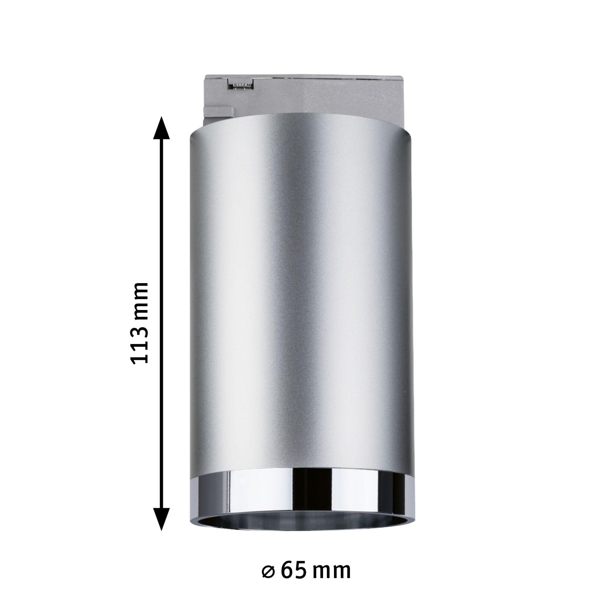 Spot LED URail Tube GU10 230V design métal chrome mat, PAULMANN - 5