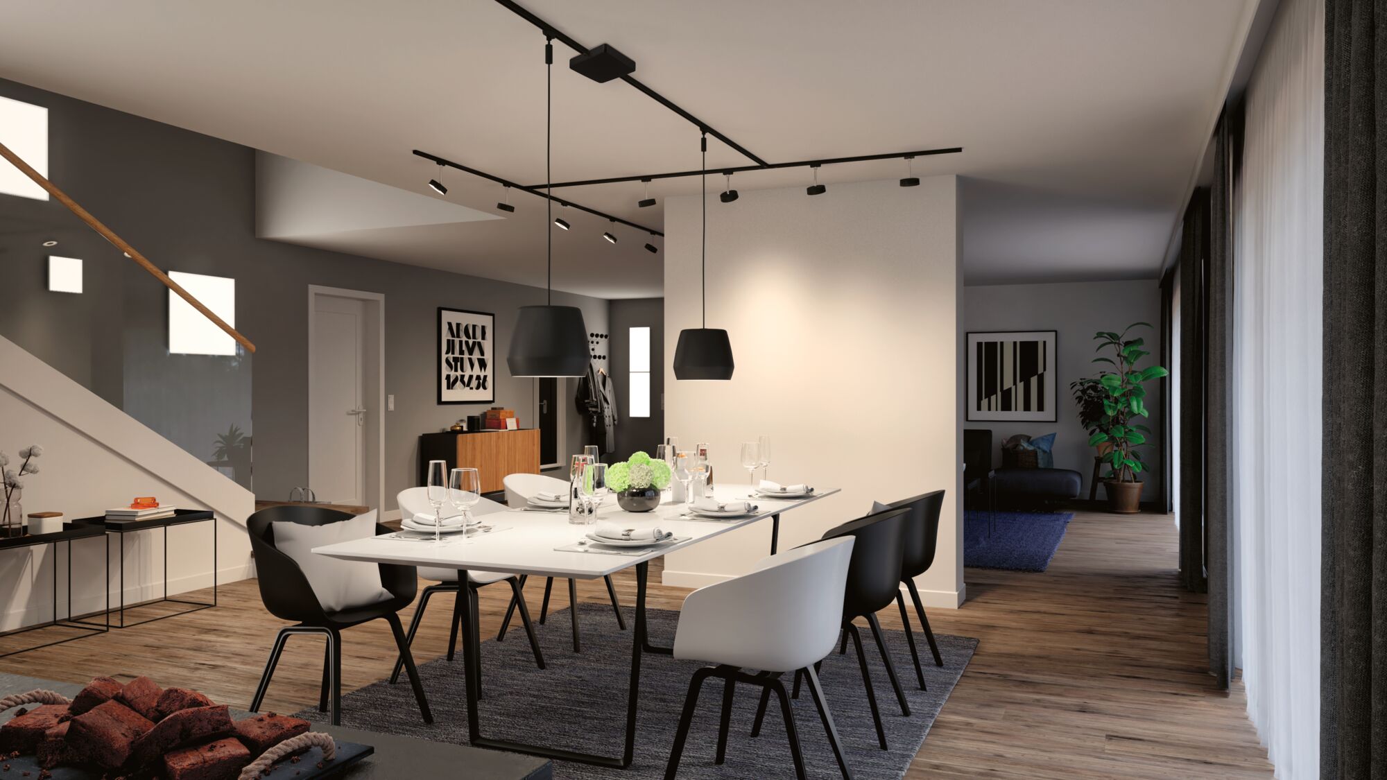 SmartHome intérieur Zigbee Urail plastique noir mat, PAULMANN - 3