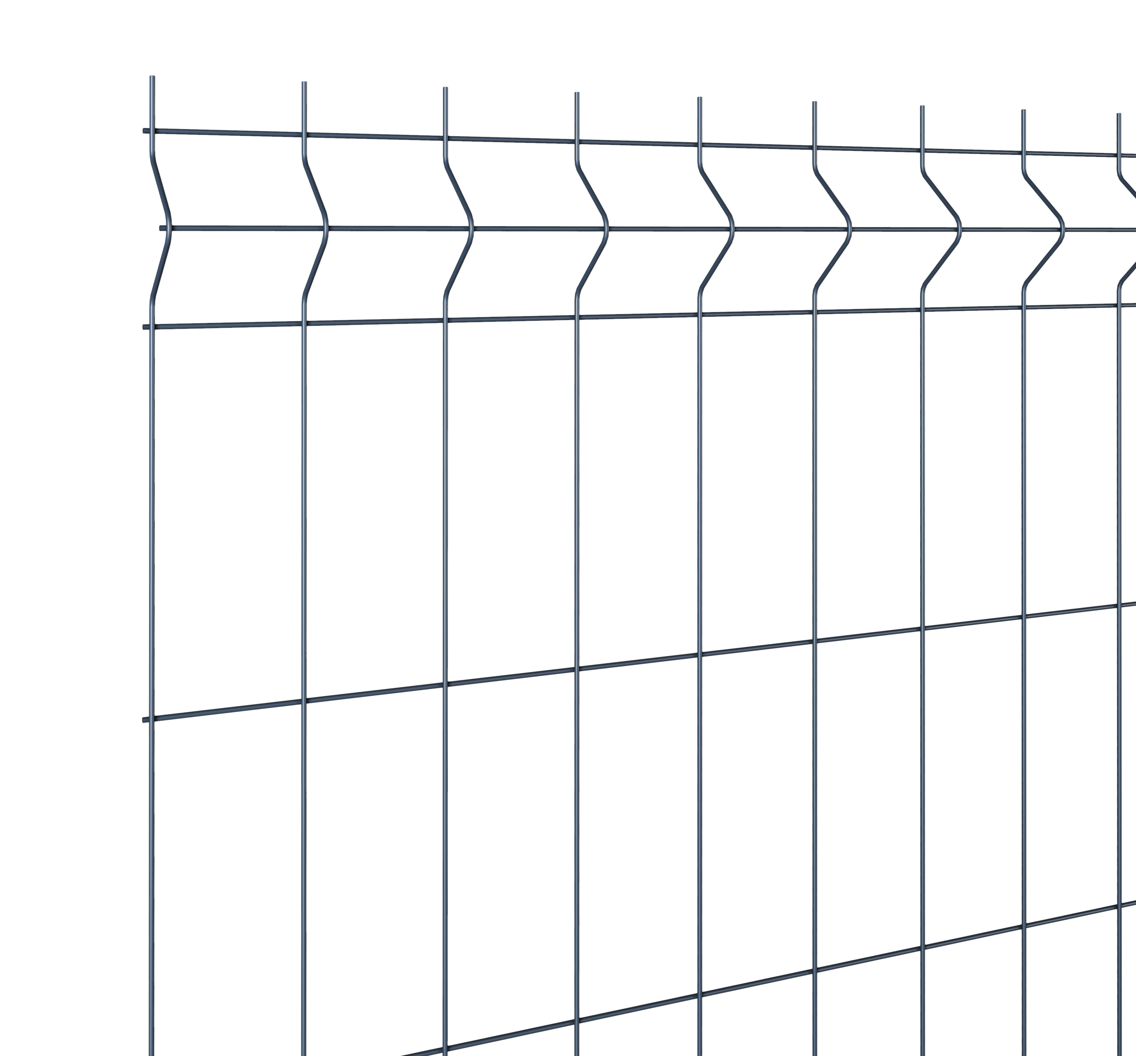 Panel ogrodzeniowy Vera 3D 153x250 cm antracytowy Wiśniowski - 7