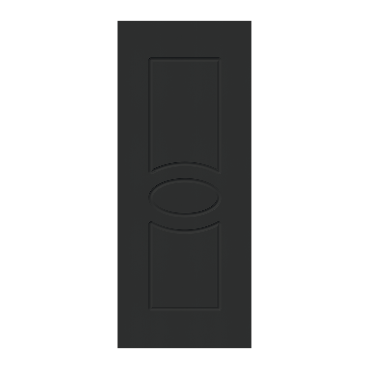 Leroy Merlin Pannello per porta d'ingresso P120 pellicolato pvc grigio L 92 x H 210.5 cm, Sp 6 mm apertura reversibile