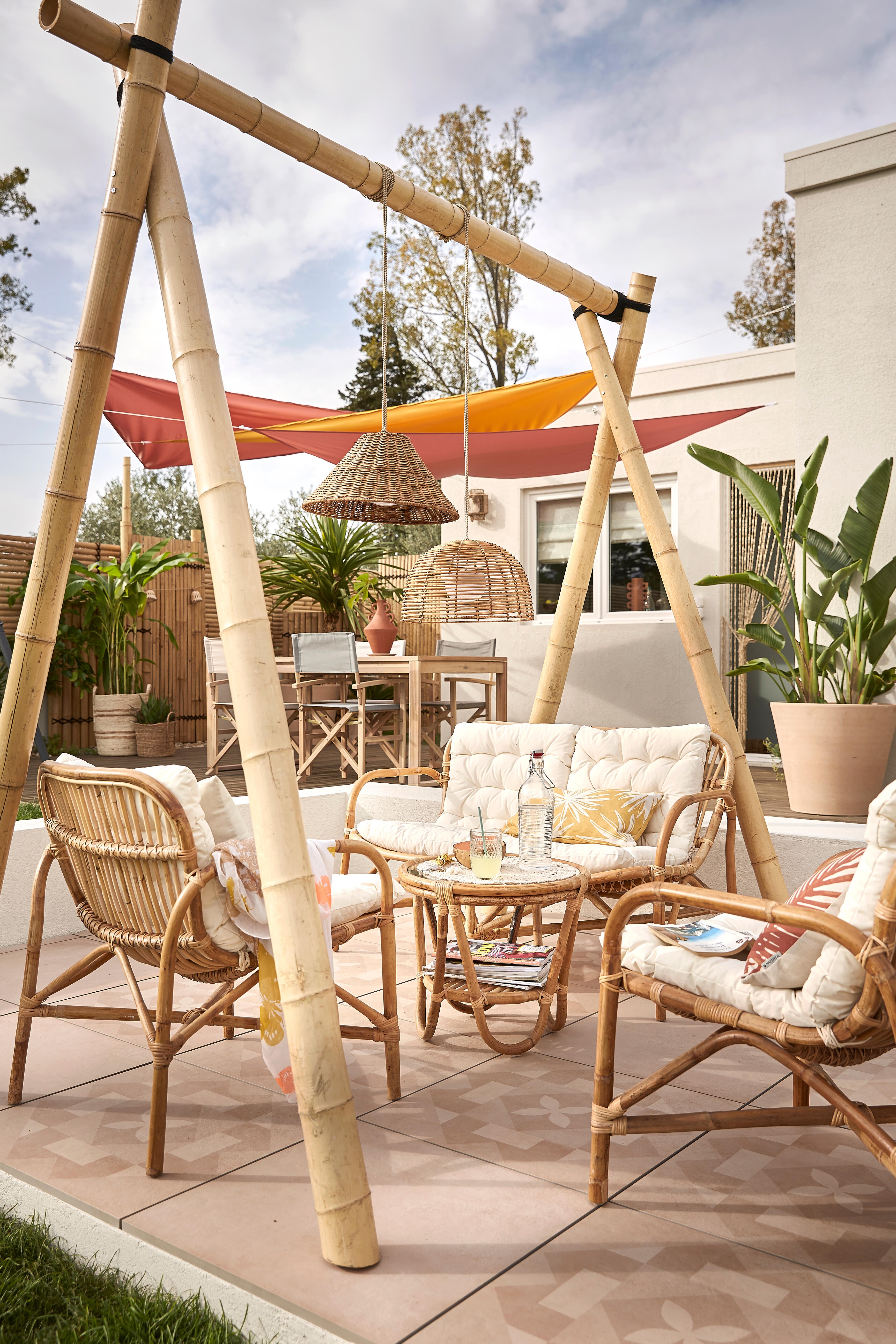 Lampadario LED design CALOBRA 20 BATTERY HANG marrone, luce calda 900 lumen, NEWGARDEN, IP54 - 15