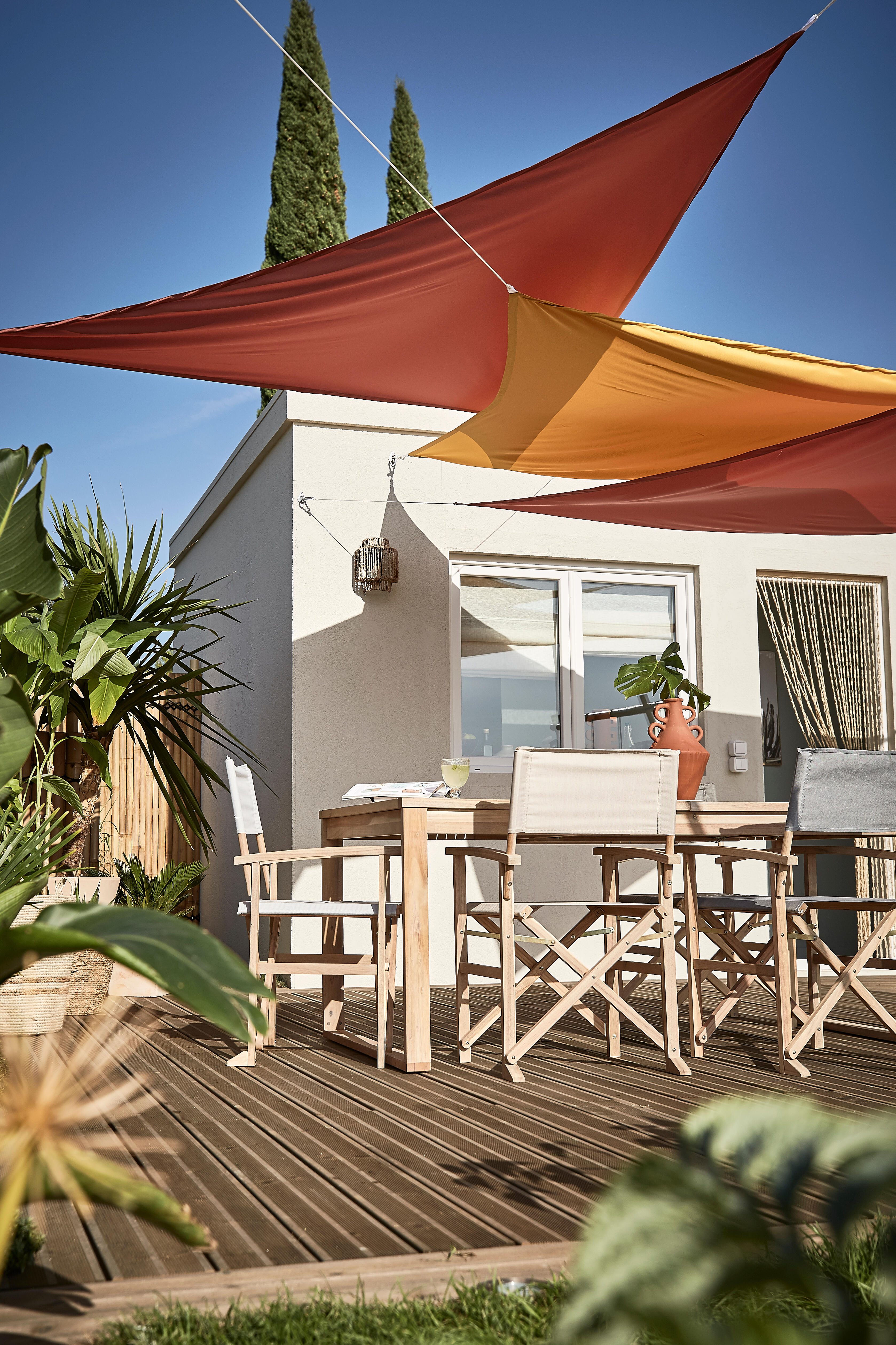 Mesa de madeira NATERIAL SOLARIS BUTTERFLY 180/240X90CM - 28