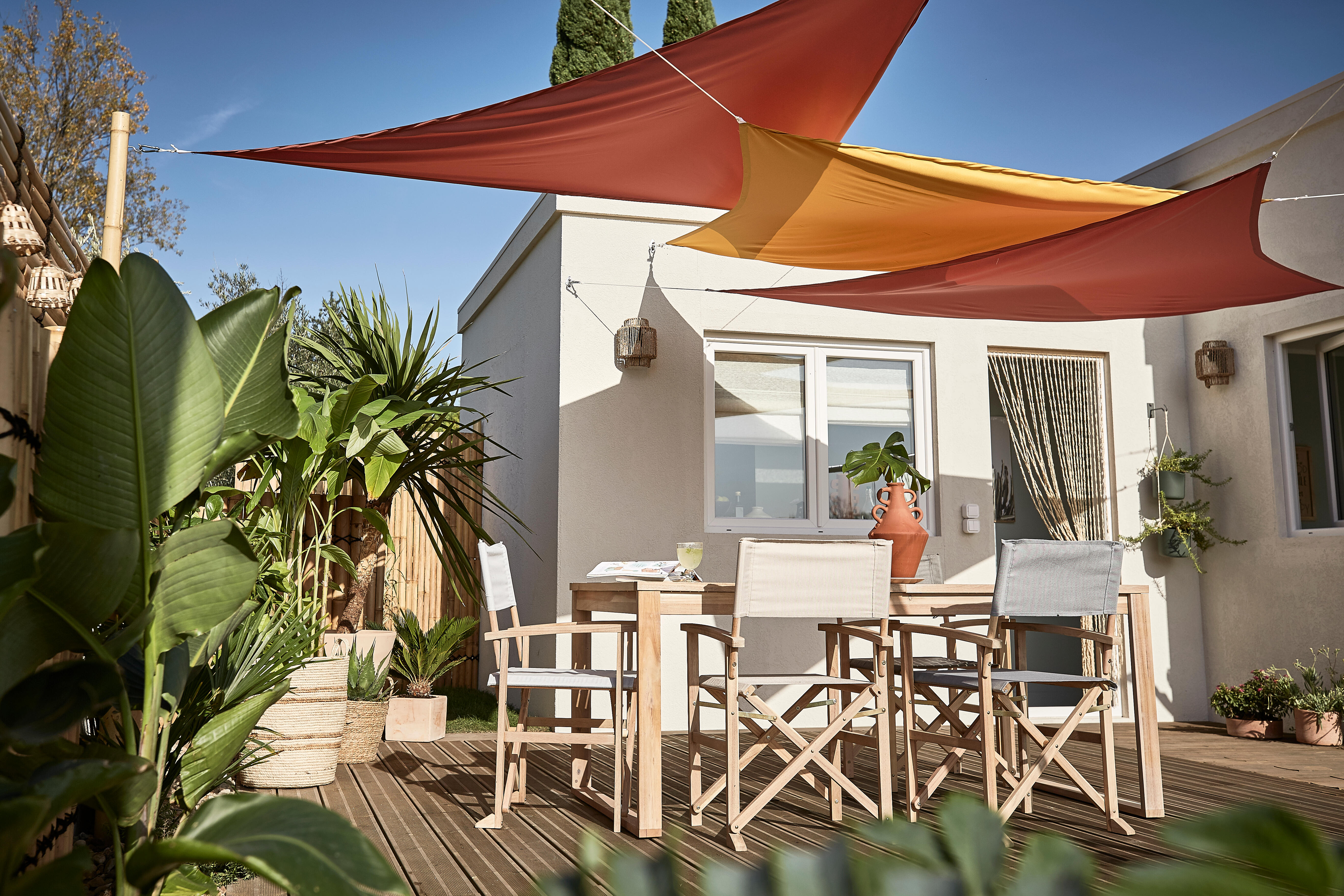 Mesa de madeira NATERIAL SOLARIS BUTTERFLY 180/240X90CM - 27