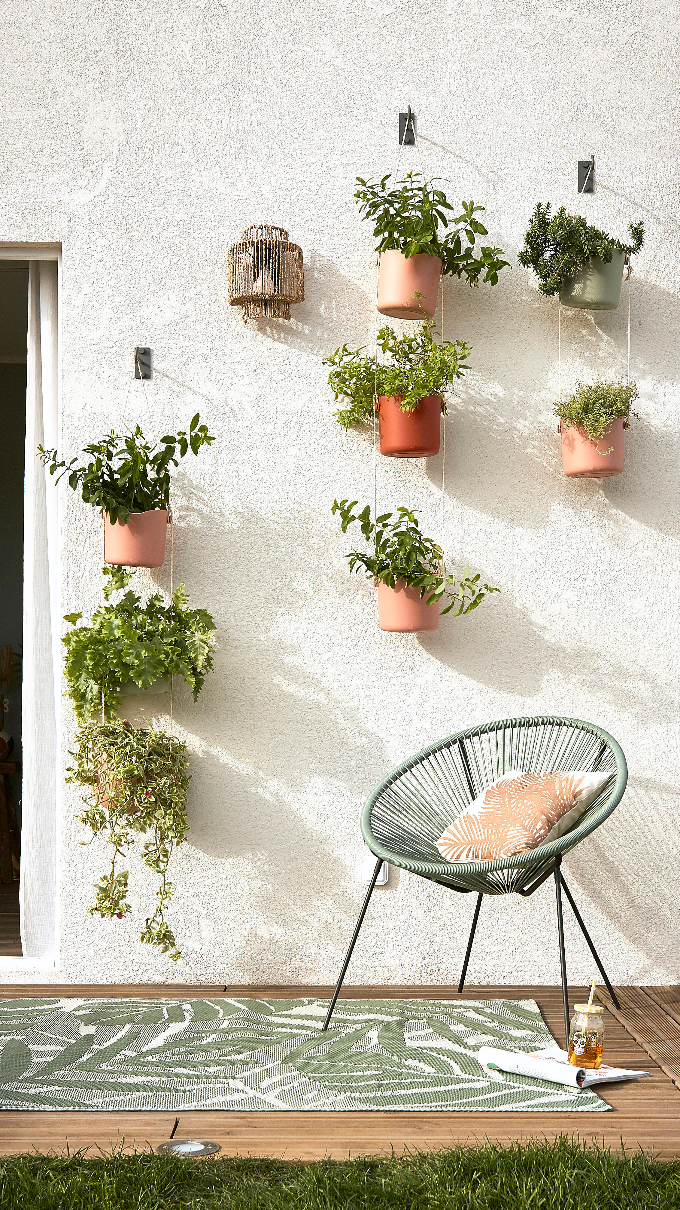 Pot de fleur rond ELHO D.14 x H.12.9 cm rose - 6