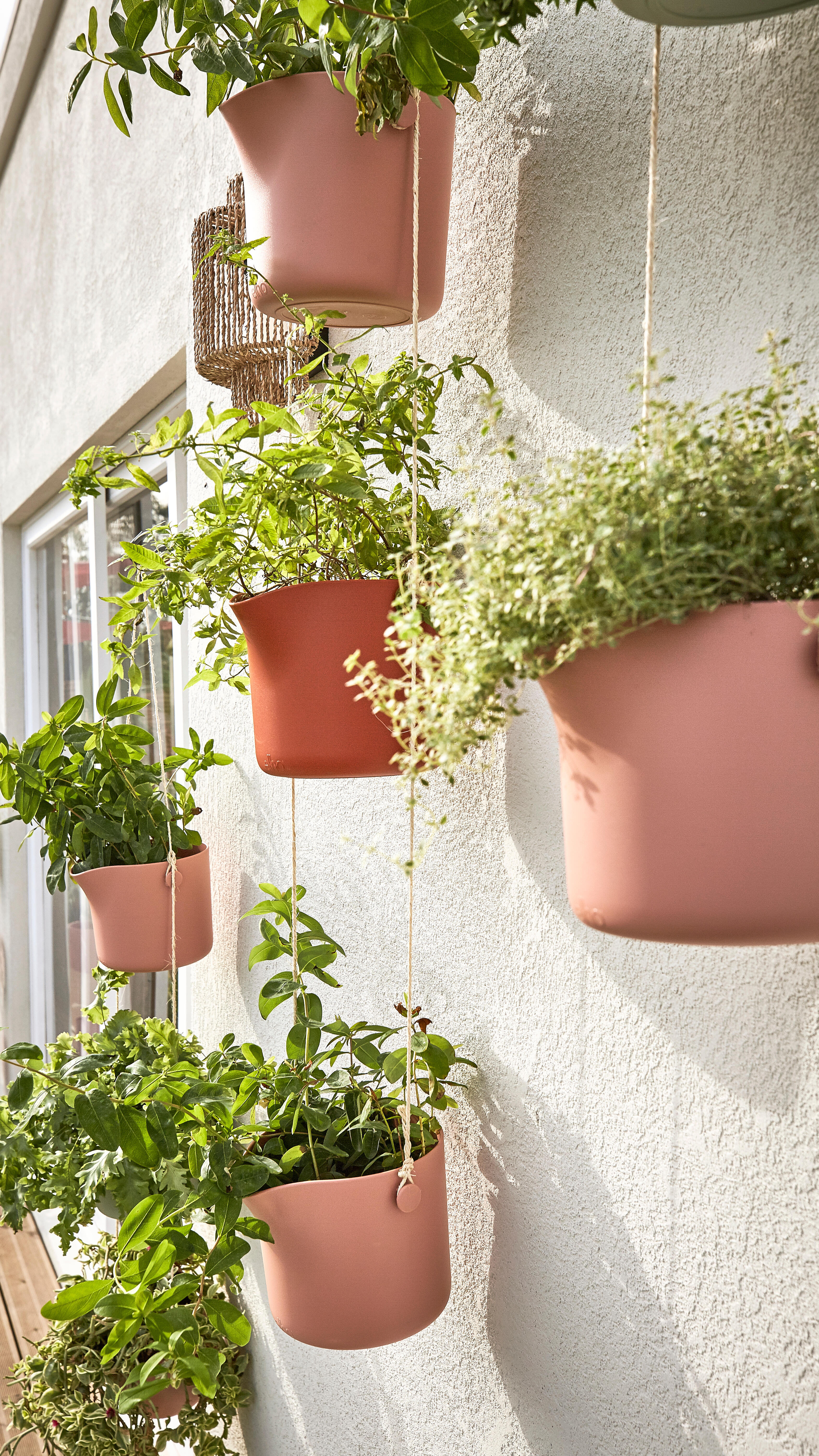 Pot de fleur rond ELHO D.14 x H.12.9 cm rose - 4