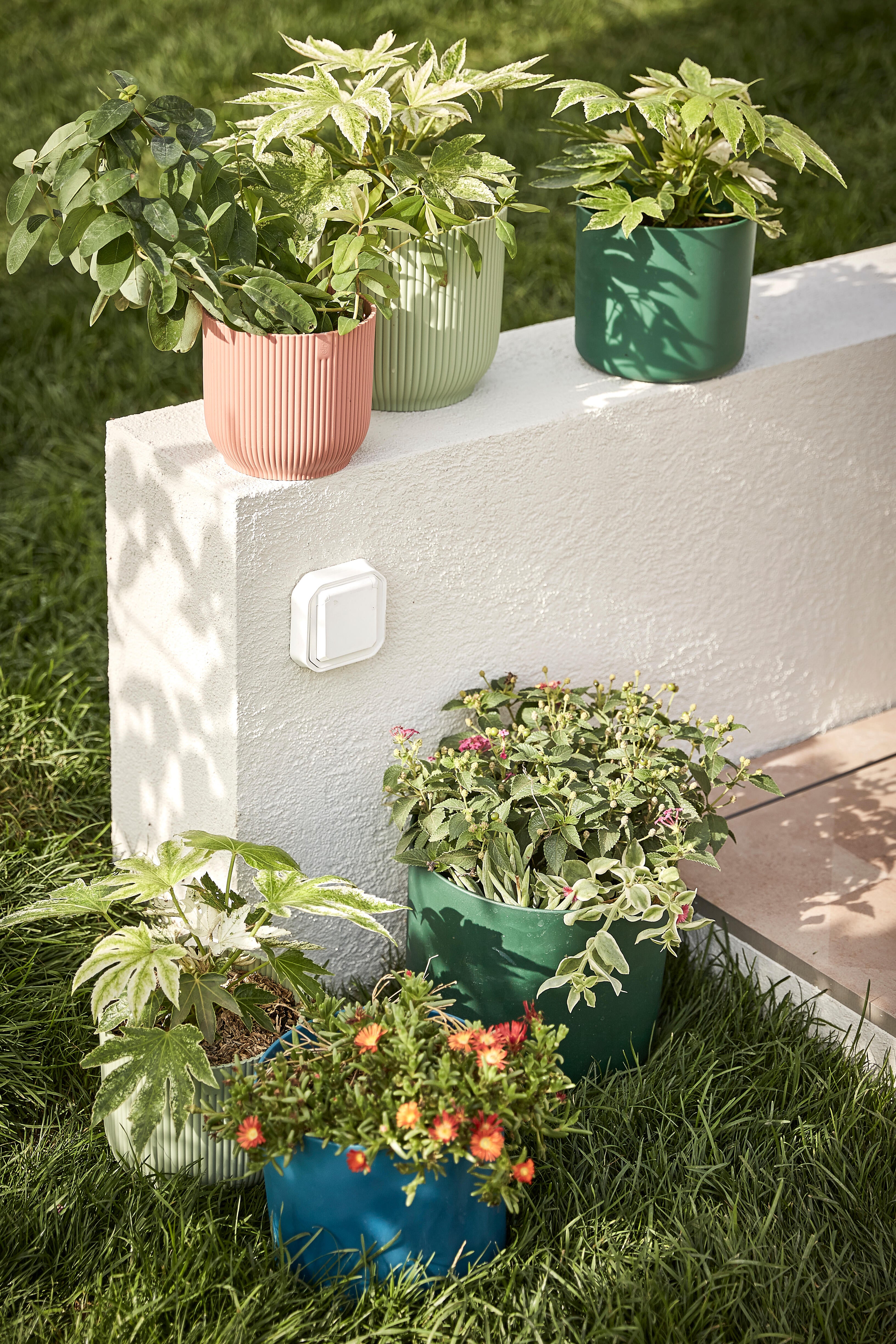 Pot de fleur rond ELHO D.14 x H.12.9 cm rose - 3