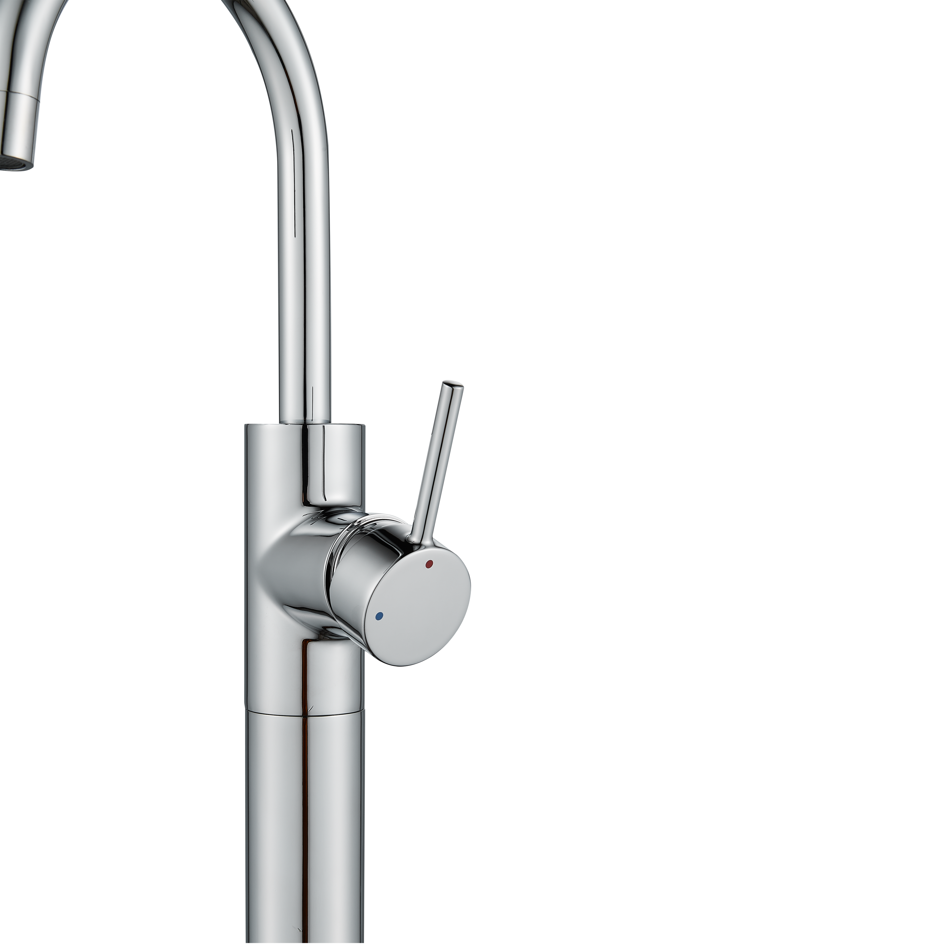 Grifo de lavabo SENSEA Loa monomando caño alto cromo brillo.  - 7