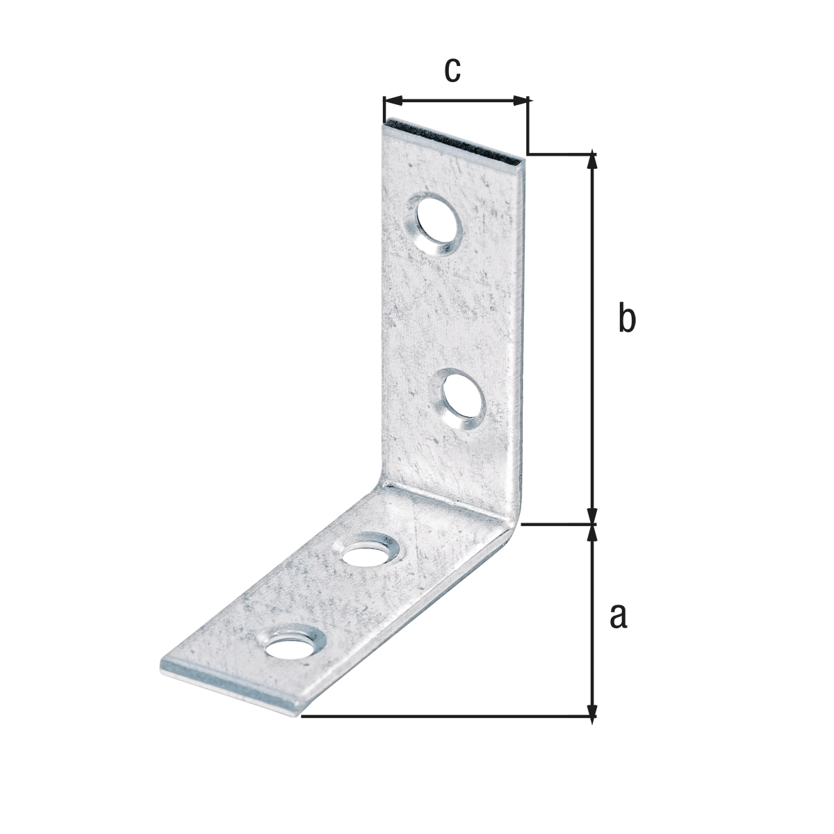 Esquadro angular ZINCADO 40X15X1,75MM - 2
