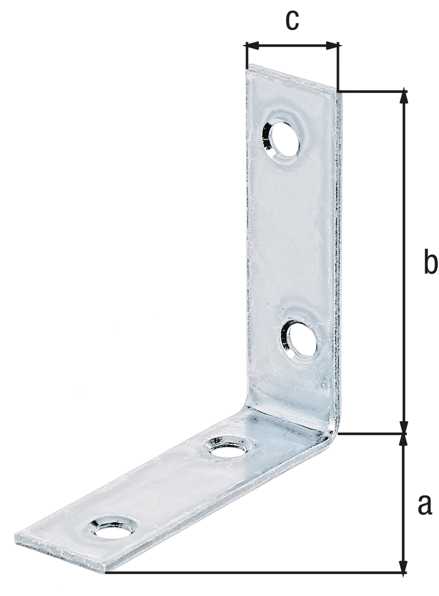 Esquadro angular ZINCADO 50X15X1,75MM - 2