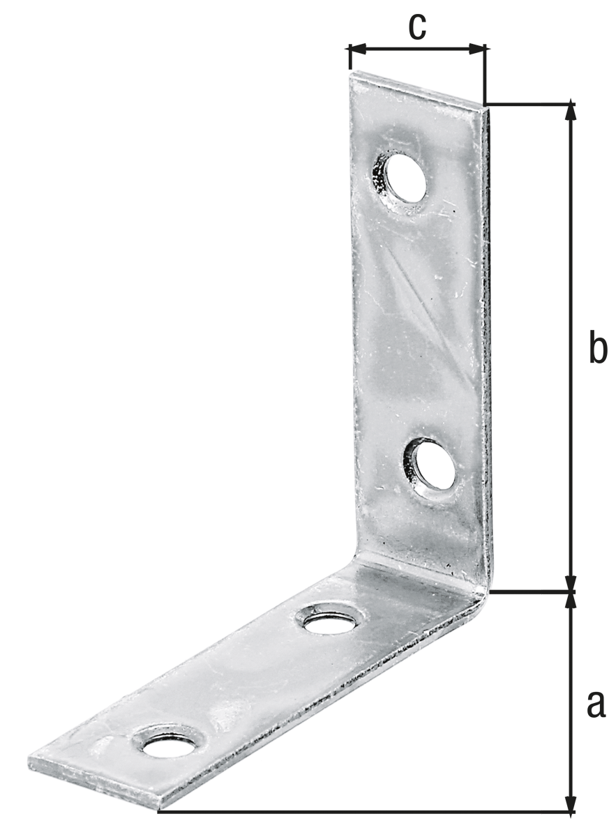 Lot de 12 équerres de chaise acier galvanisé, L.50 x h.50 x l.15 mm GAH ALBERTS - 4