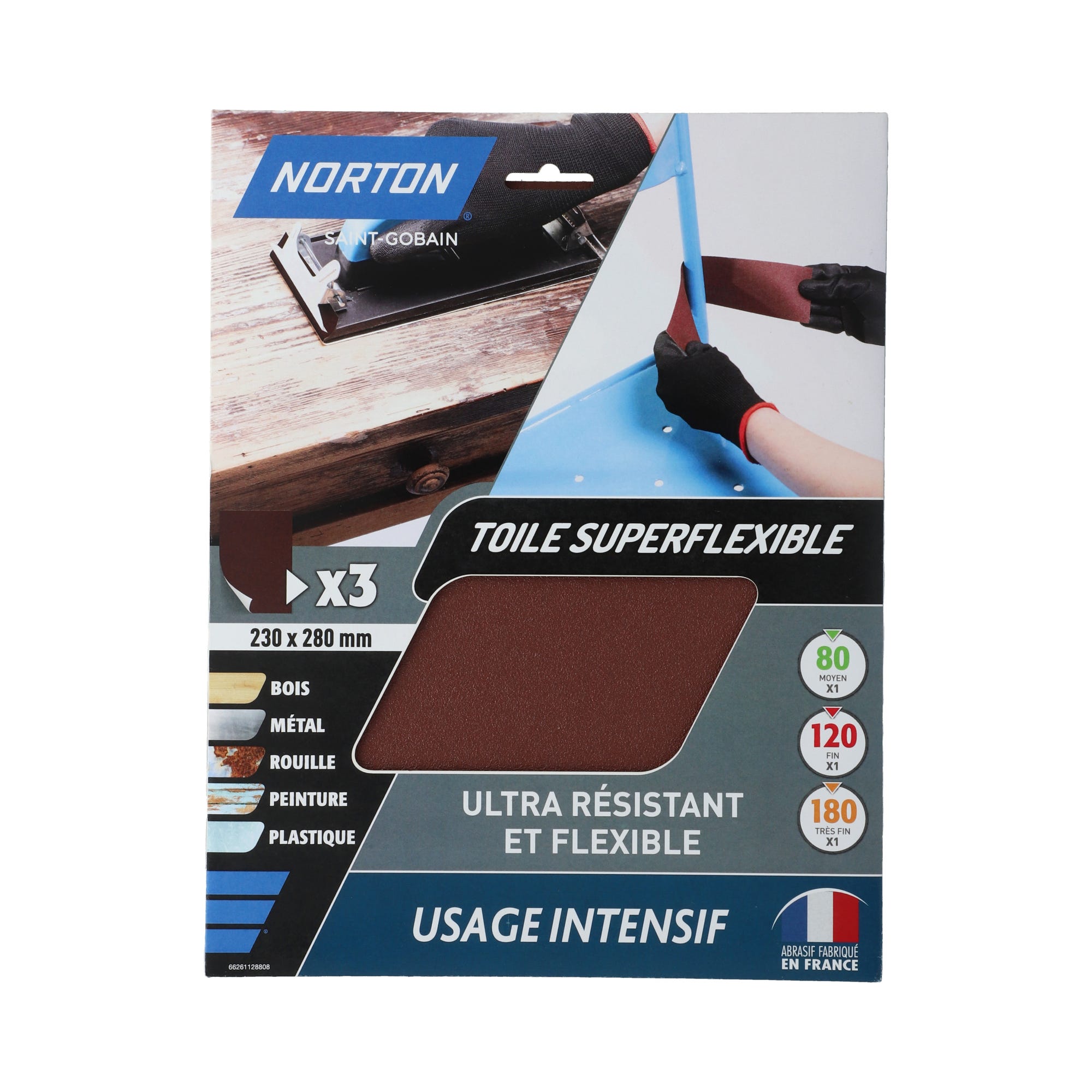 Bosch SDTR240 Lot de 5 feuilles abrasives triangulaires à crochet et boucle, grain 240 Bosch SDTR240 Lot de 5 feuilles abrasives triangulaires à crochet et boucle, grain 240