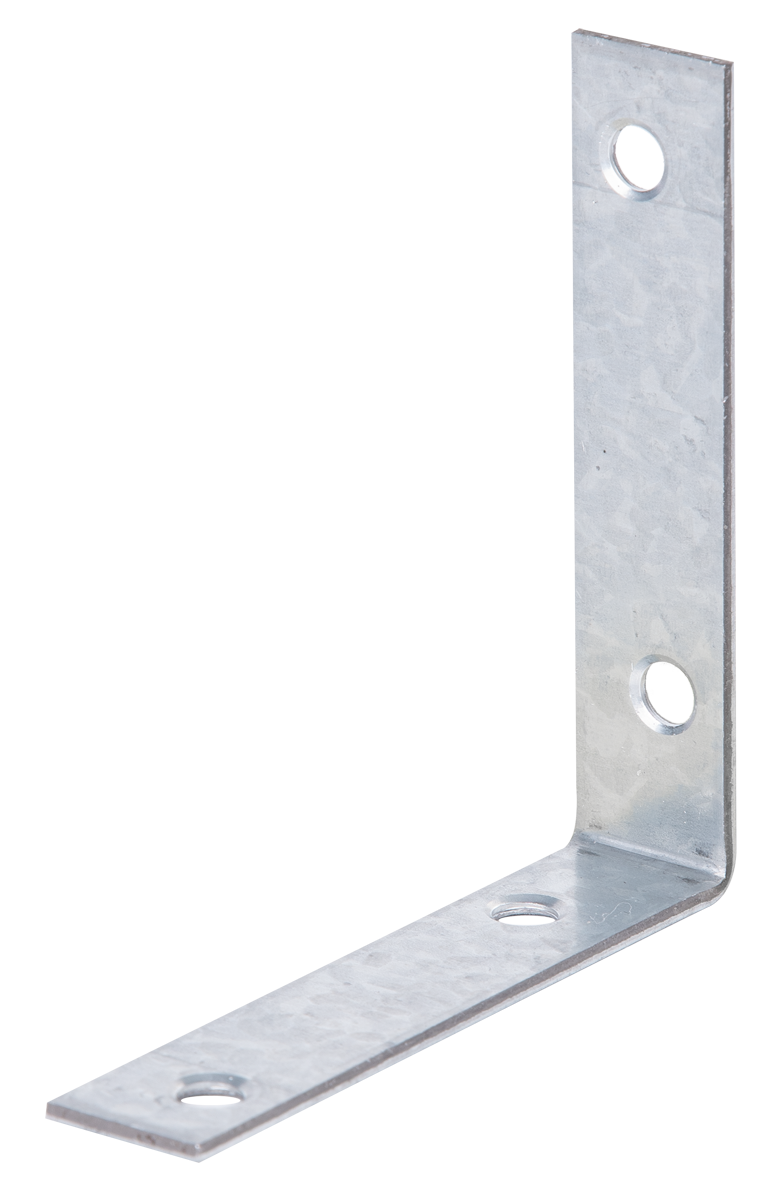 Lot de 8 équerres de chaise acier galvanisé / galvanisé, L.75 x h.75 x l.16 mm G - 3