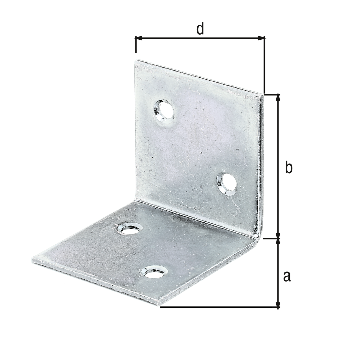 Esquadro largo 40X40X40MM K2 - 6