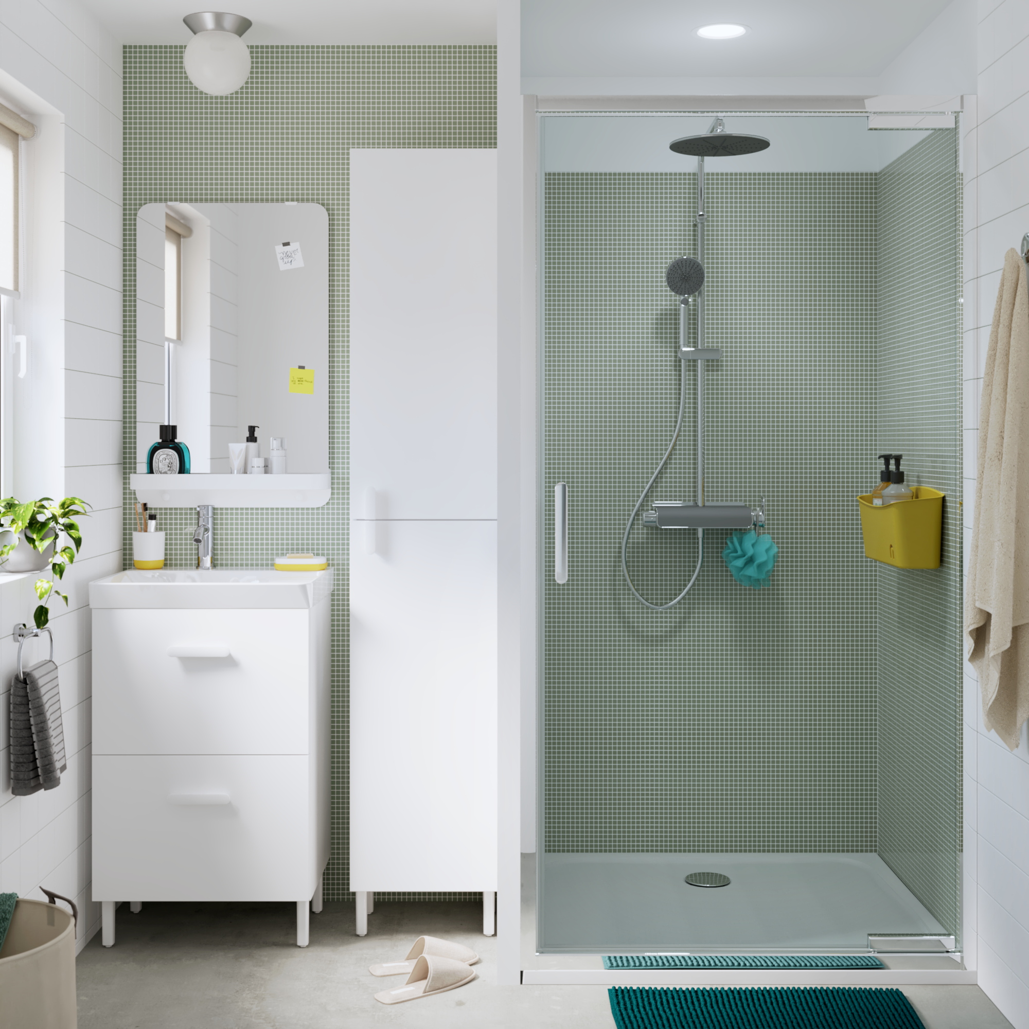 Szkło drzwi uchylnych transparentne 90 X 190 Sensea - 9