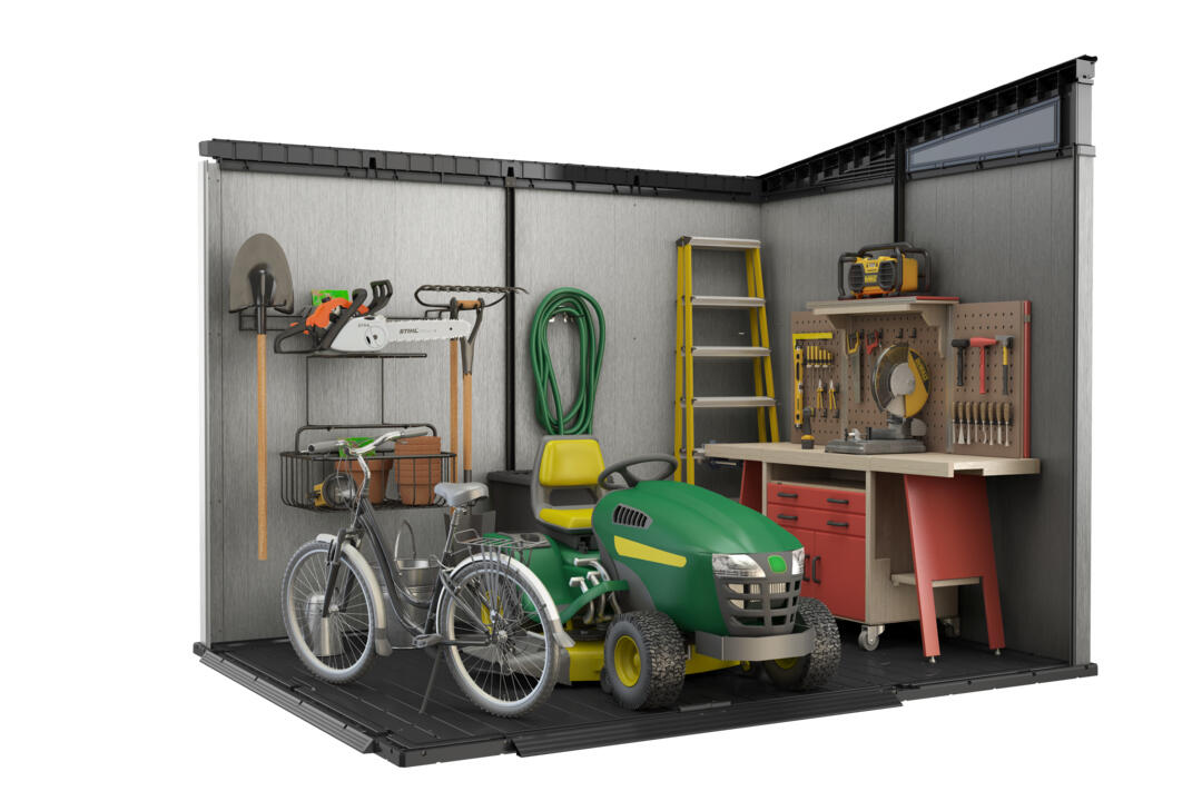 Abri de jardin polypropylène KETER Artisan 97 Ep.20 mm, 6 m² - 3