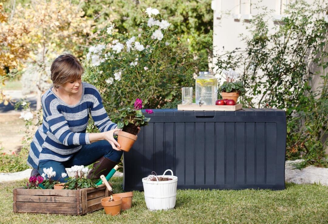 Arca resina 270L 57x116,7x44,7 cm Naterial Flint Box - 8