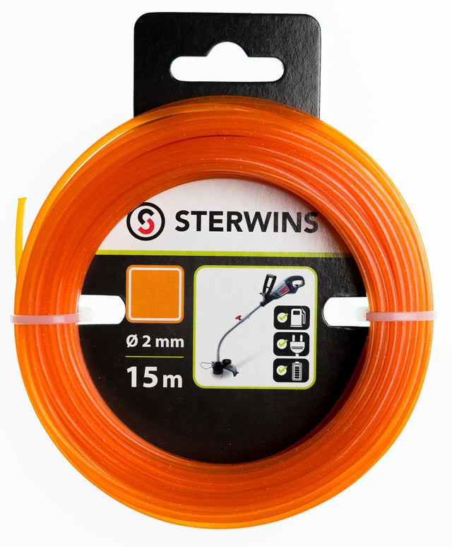 Fil nylon STERWINS carré, Diam. 2 mm, L.15 m