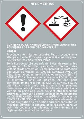 Ciment blanc AXTON CE/ CEM I, 52,5 1.5 kg - 3