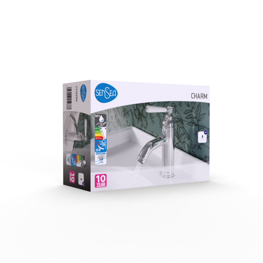 Mitigeur de lavabo chrome M, Charm, SENSEA - 14