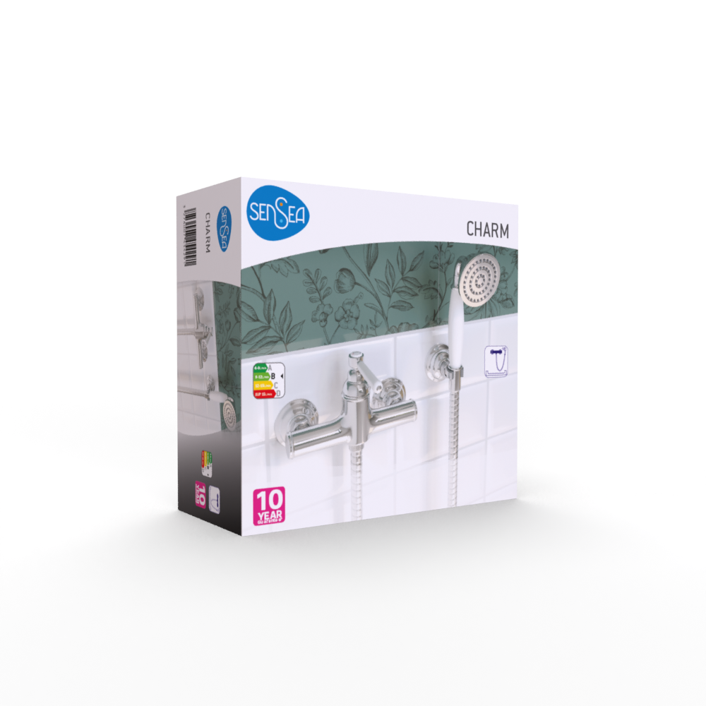 Grifo de ducha monomando SENSEA Charm cromo brillo Latón - 10