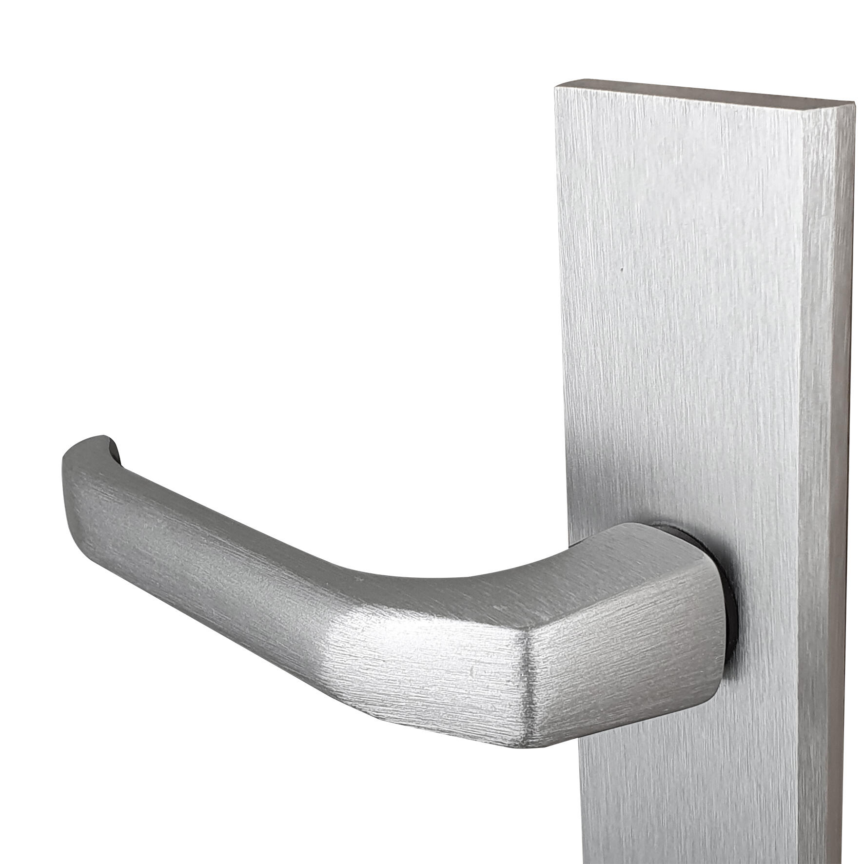 Poignée de porte sur plaque grise entraxe 195 mm ODIN x2 - 3