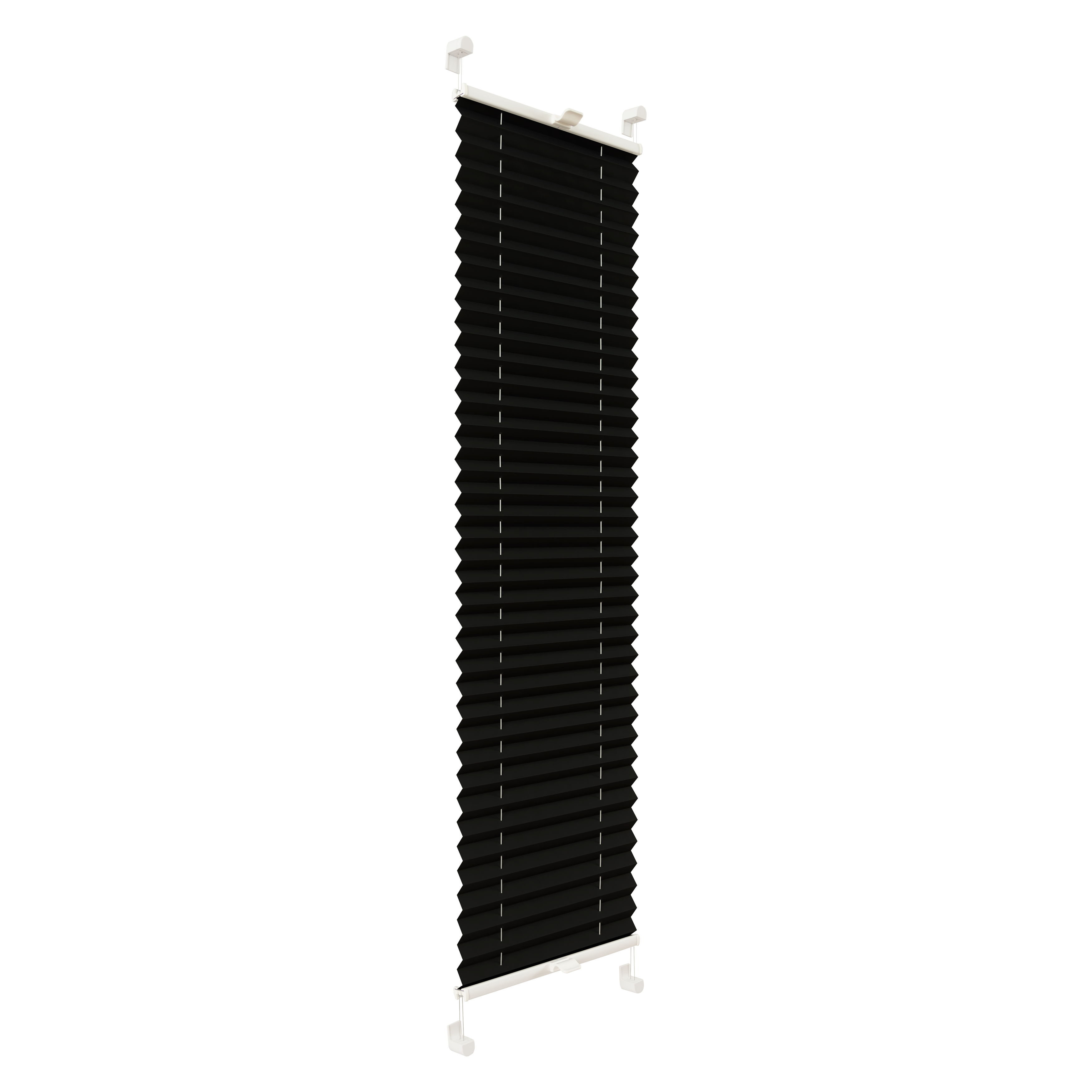 Roleta plisowana Basic 1013 Onyx 30 x 140 cm czarna