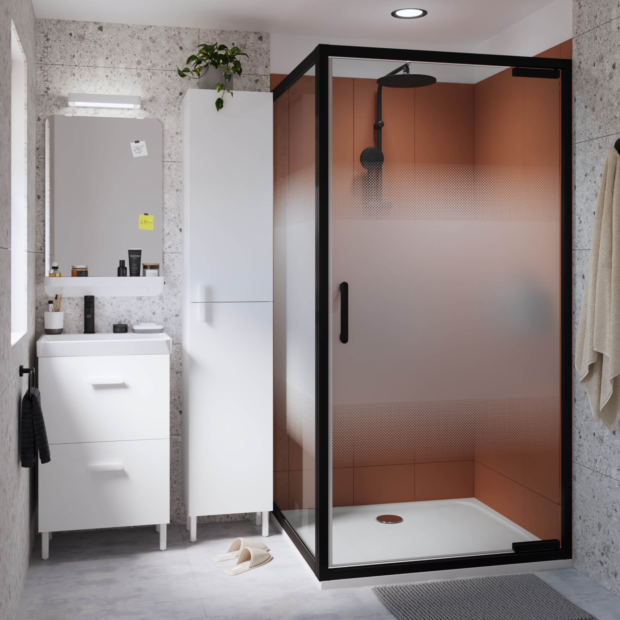 Ścianka boczna Easy 90 X 190 Sensea - 13