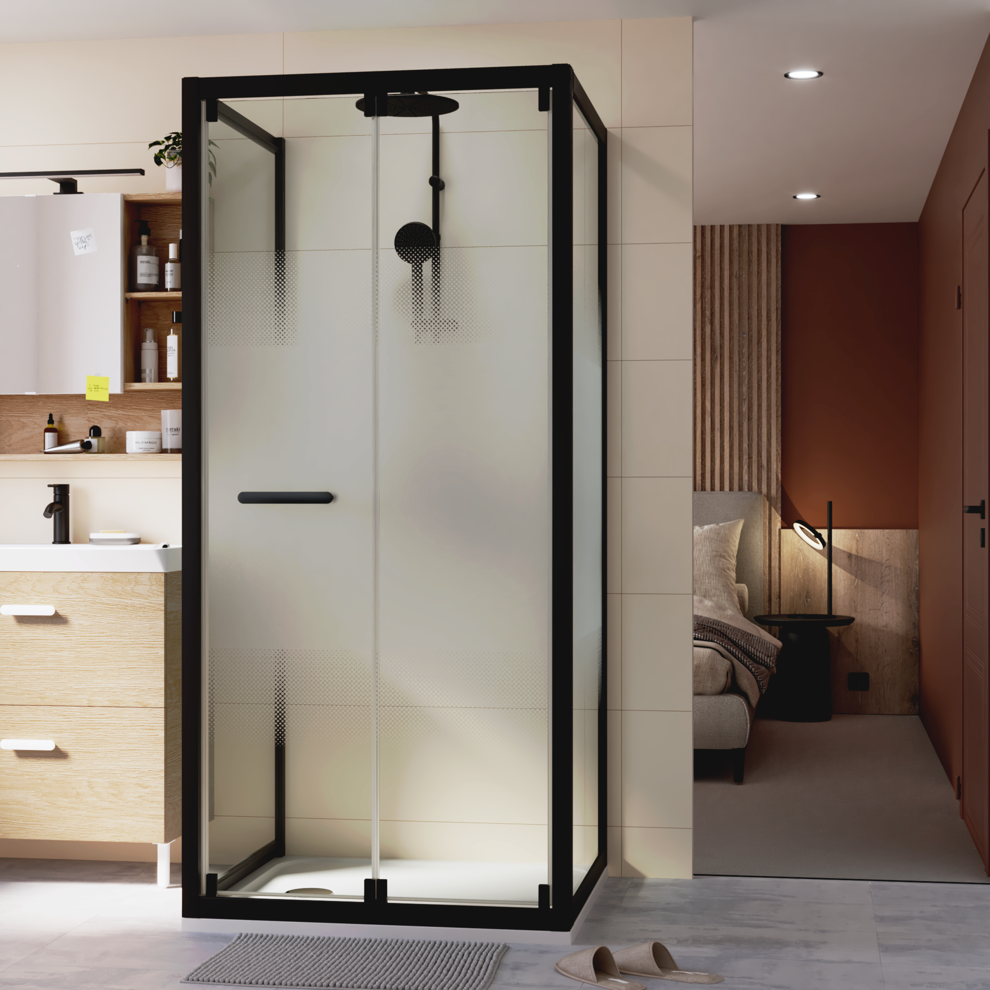 Ścianka boczna Easy 90 X 190 Sensea - 4