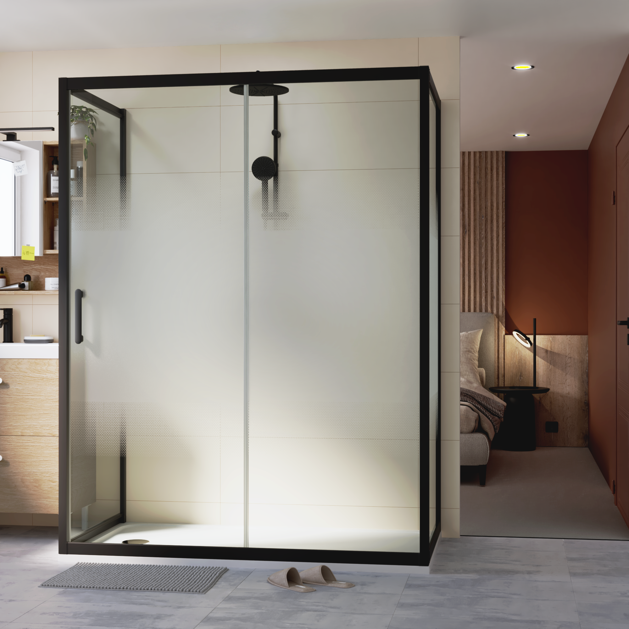 Ścianka boczna Easy 90 X 190 Sensea - 10