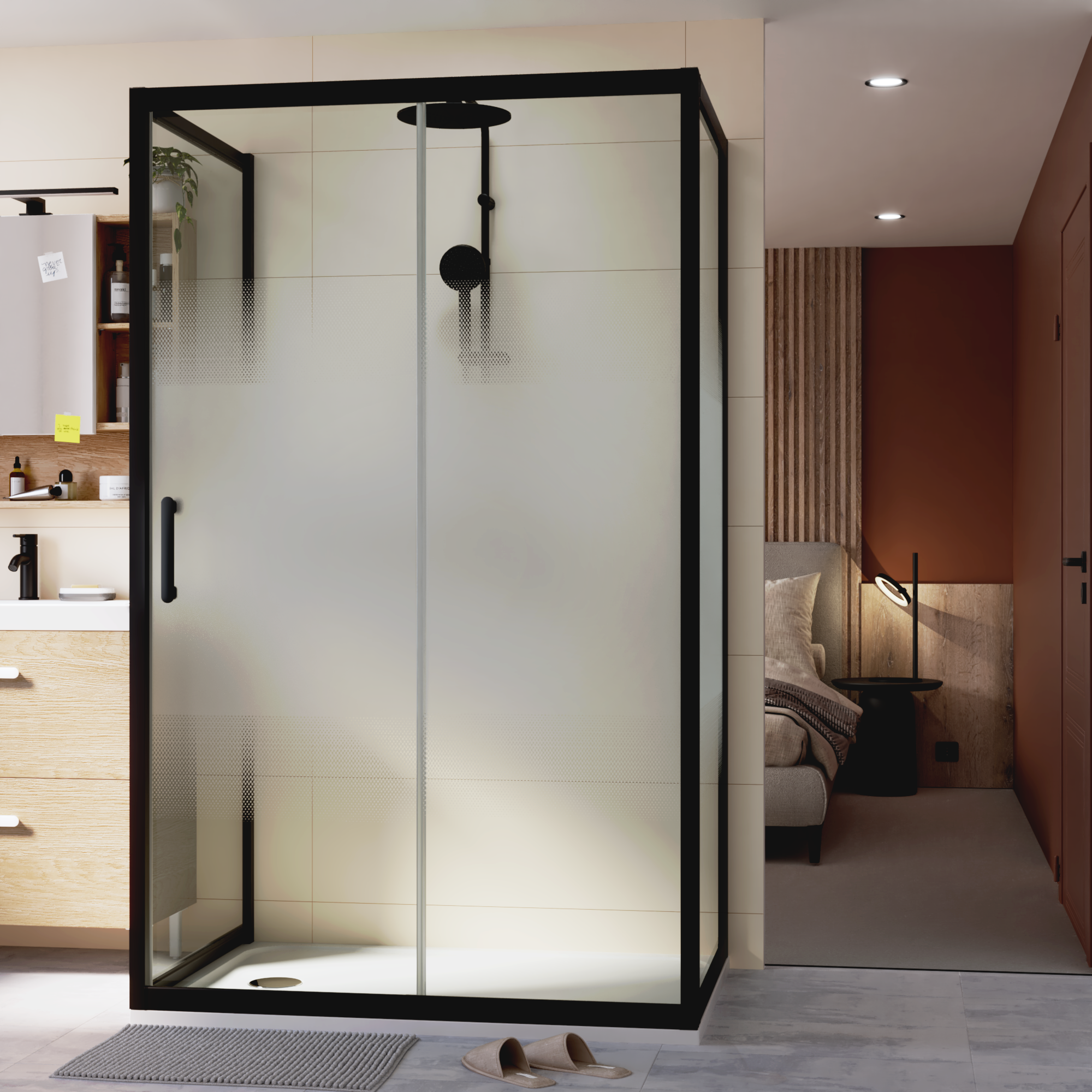 Ścianka boczna Easy 90 X 190 Sensea - 9